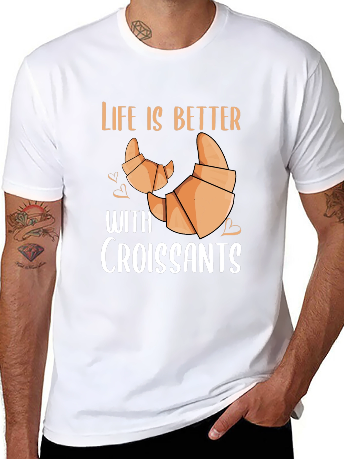 Life is Better With Croissants T-Shirt