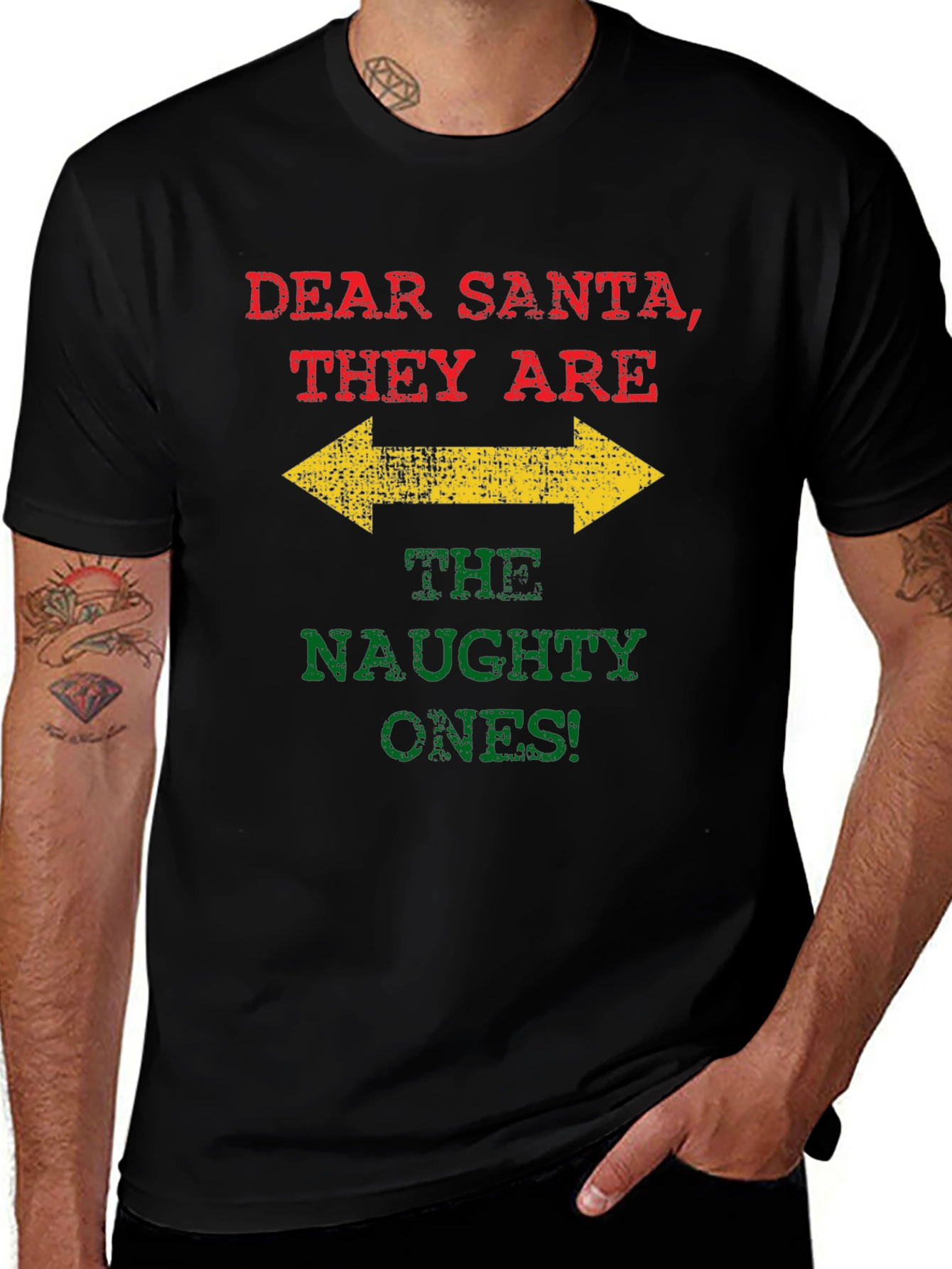 Dear Santa Naughty Ones T-Shirt
