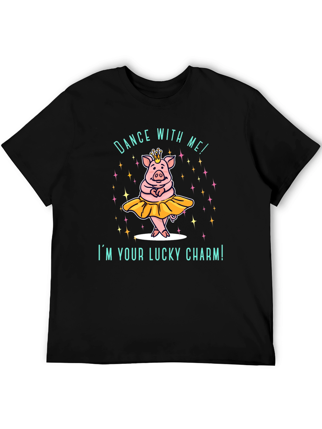 Lucky Charm Pig T-Shirt - Dance With Me!