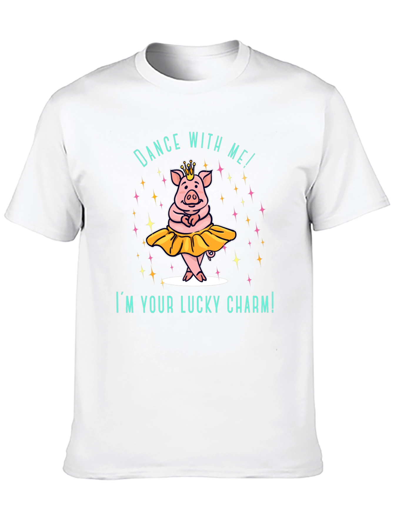 Lucky Charm Pig T-Shirt - Dance With Me!