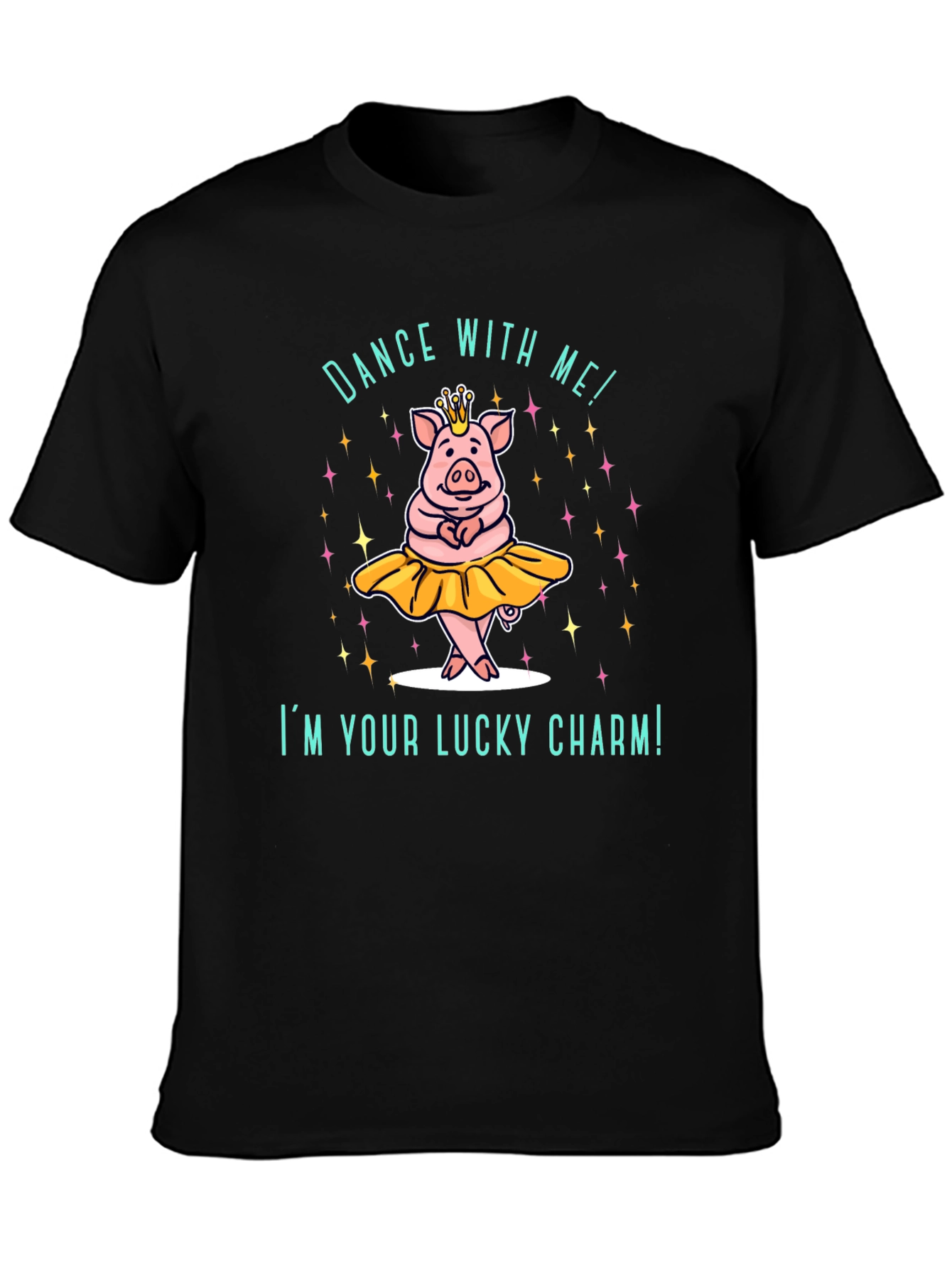 Lucky Charm Pig T-Shirt - Dance With Me!
