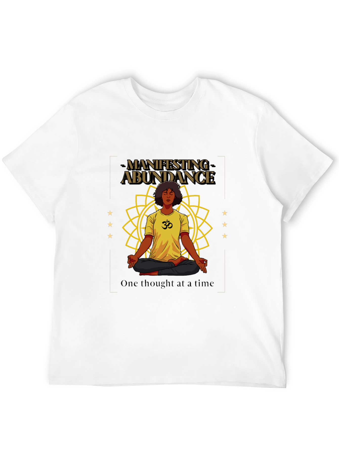 Manifesting Abundance Graphic T-Shirt - Black