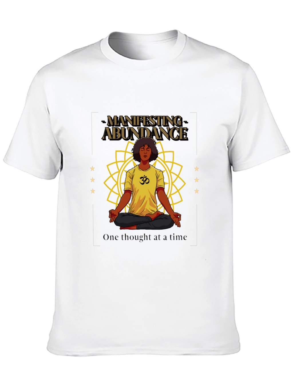 Manifesting Abundance Graphic T-Shirt - Black