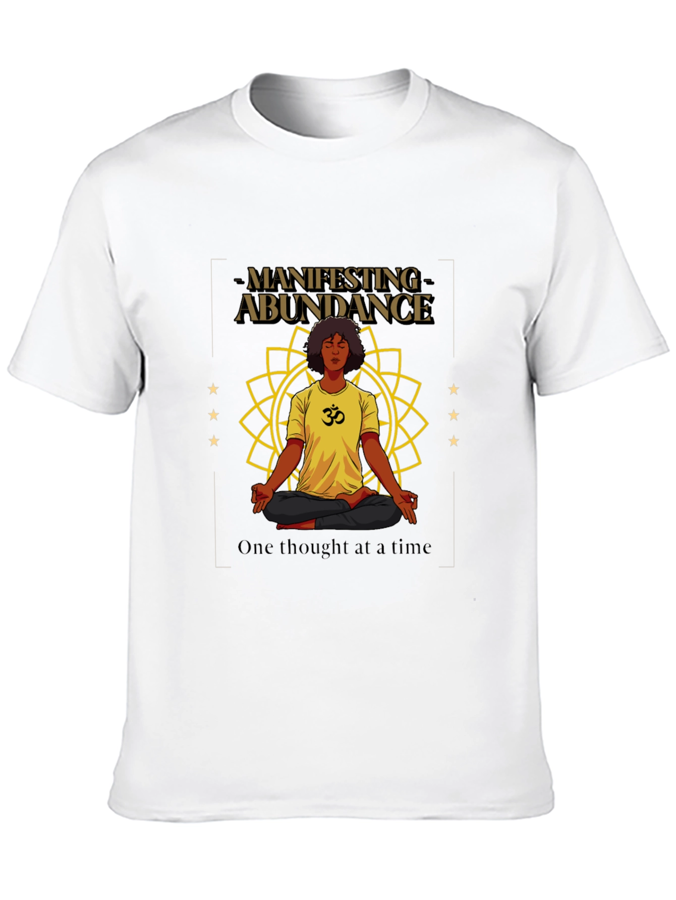 Manifesting Abundance Graphic T-Shirt - Black