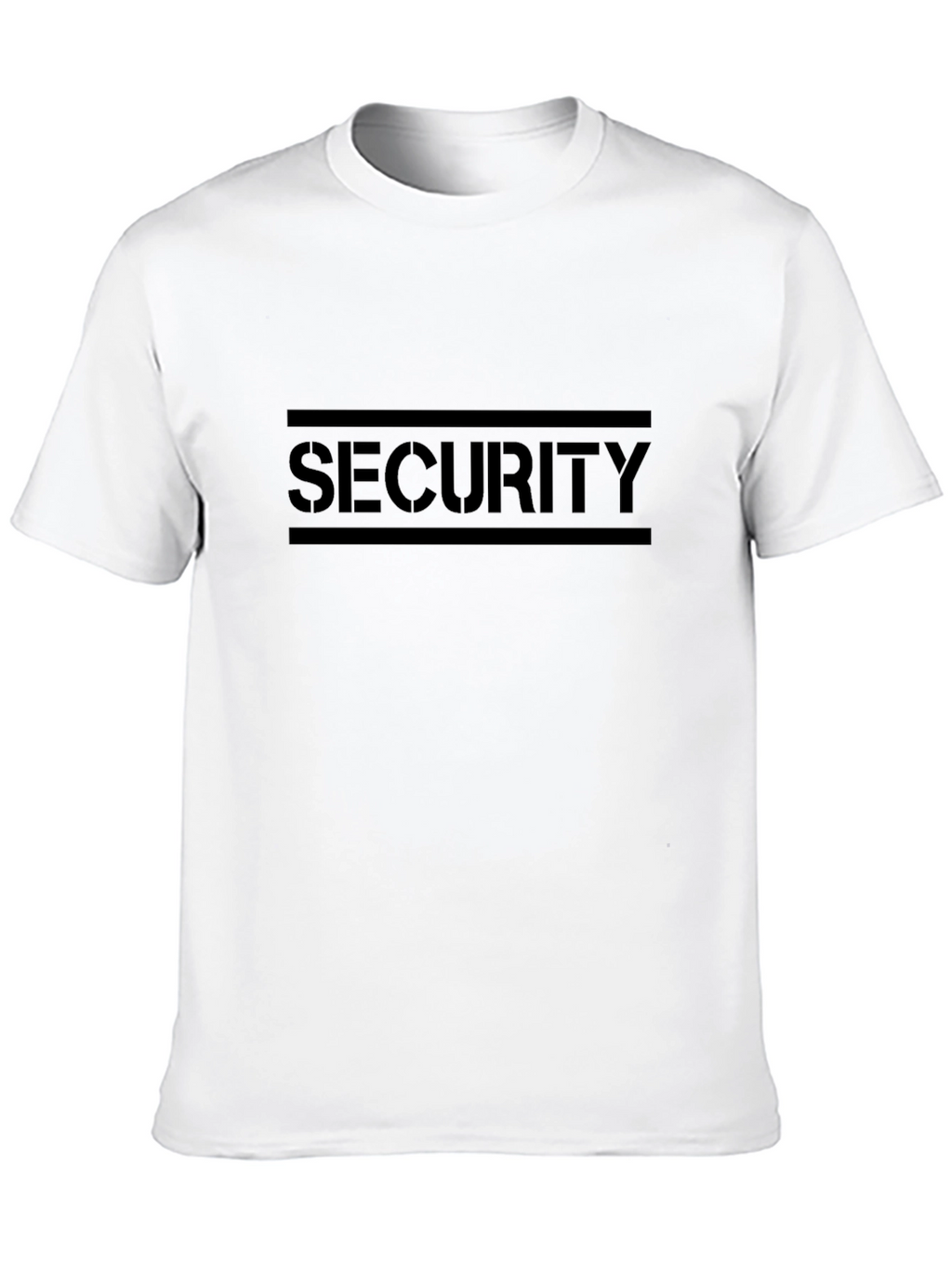 Black Security Crew Neck T-Shirt