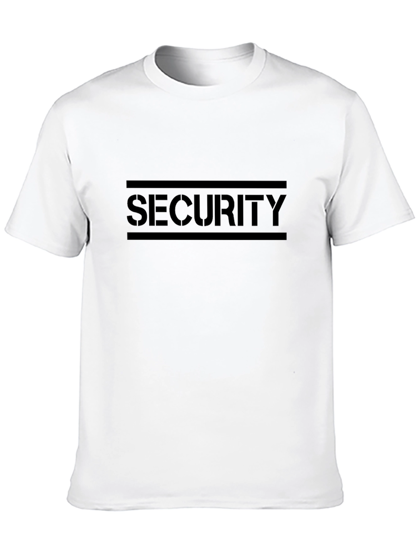 Black Security Crew Neck T-Shirt