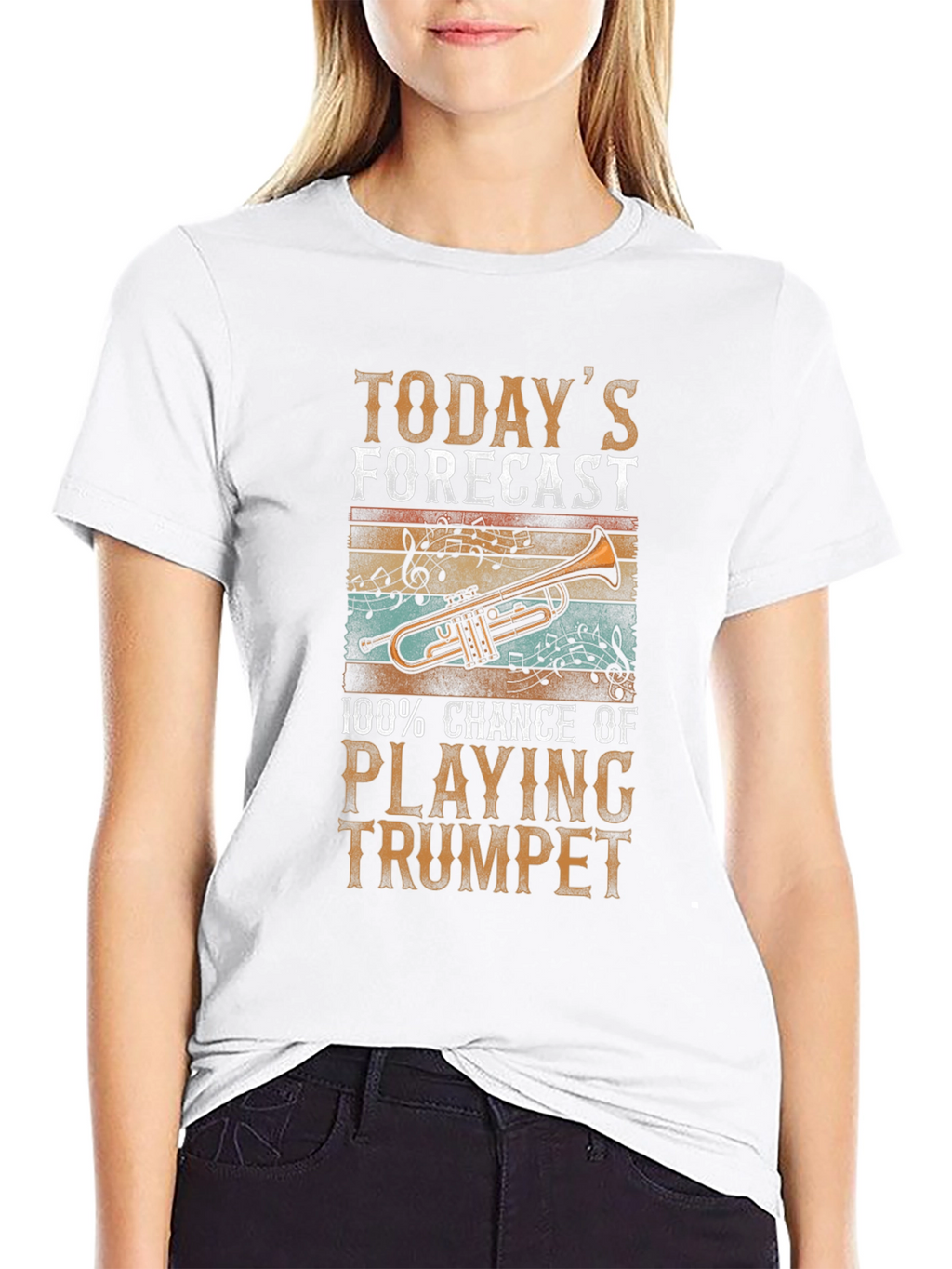 Trumpet Player T-Shirt - Todays Forecast