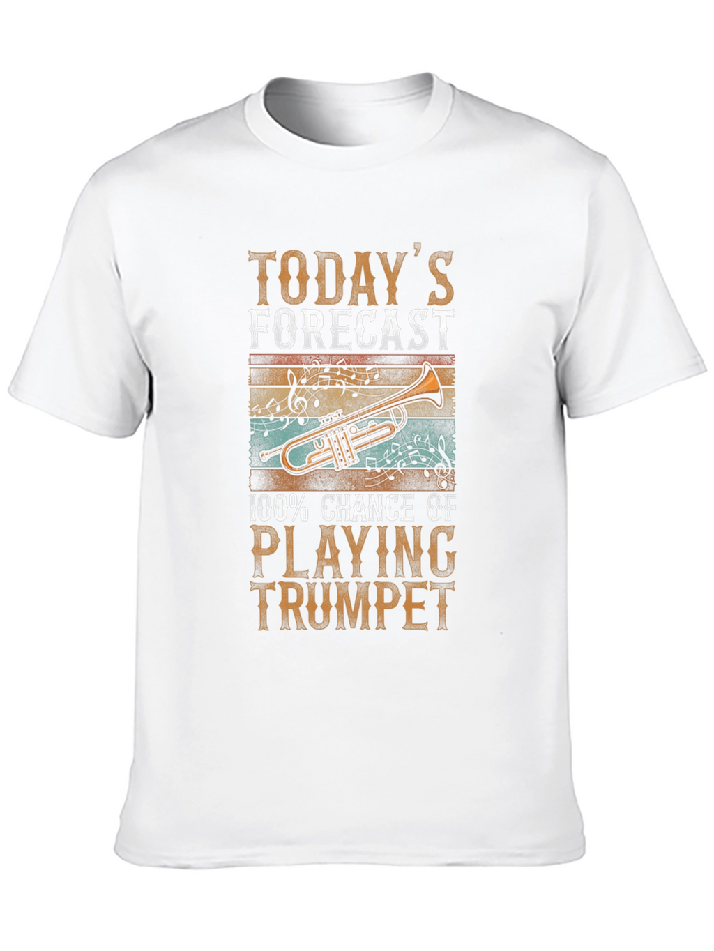 Trumpet Player T-Shirt - Todays Forecast