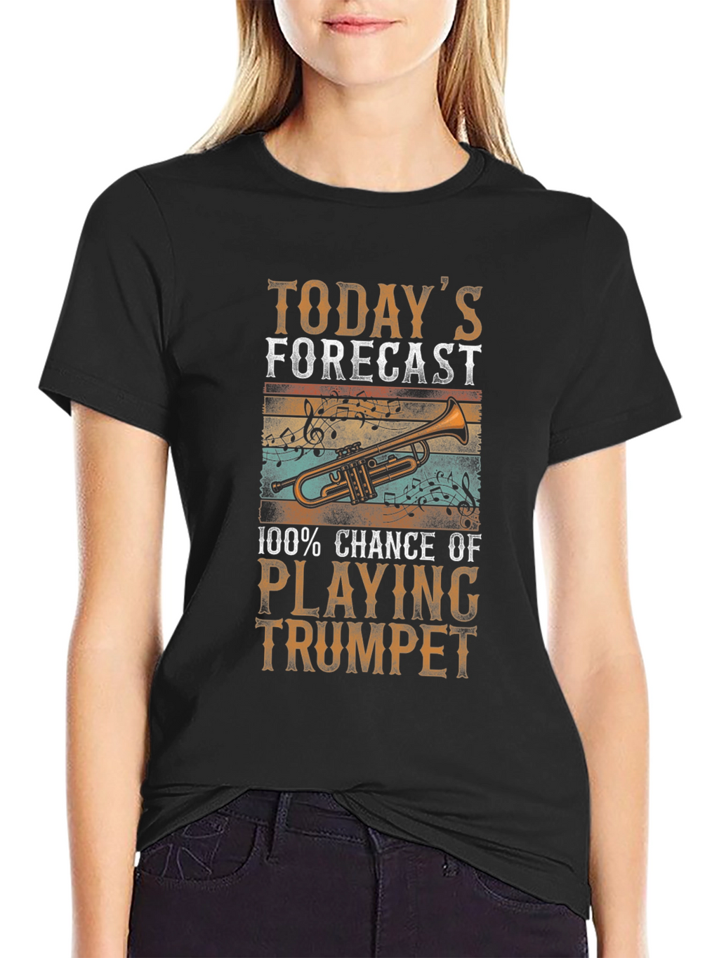 Trumpet Player T-Shirt - Todays Forecast