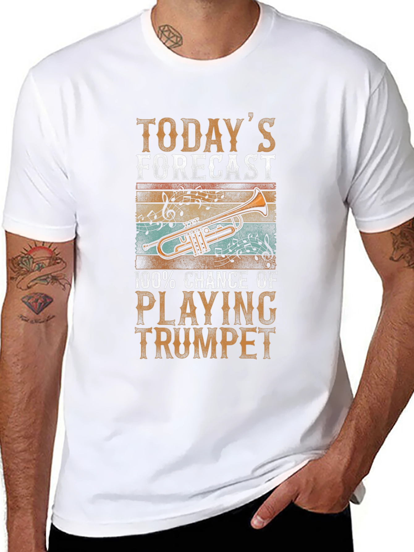 Trumpet Player T-Shirt - Todays Forecast