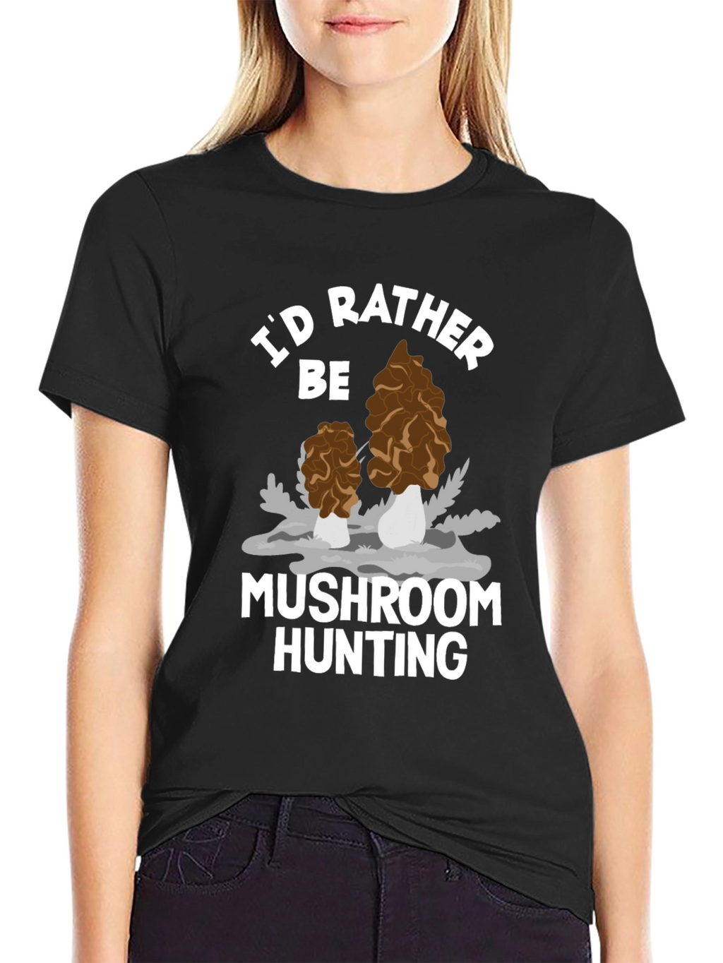Mushroom Hunting Graphic Tee