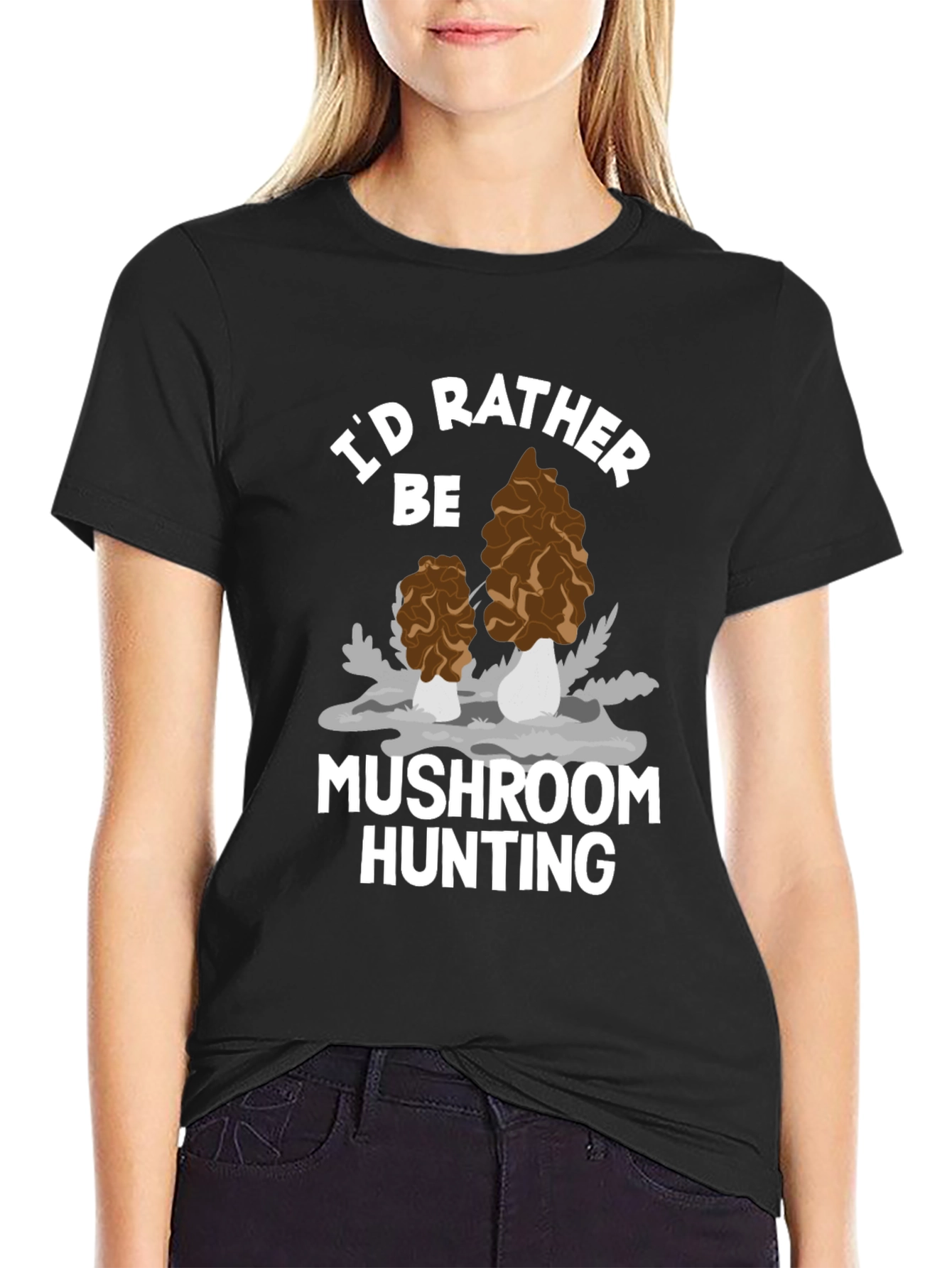 Mushroom Hunting Graphic Tee