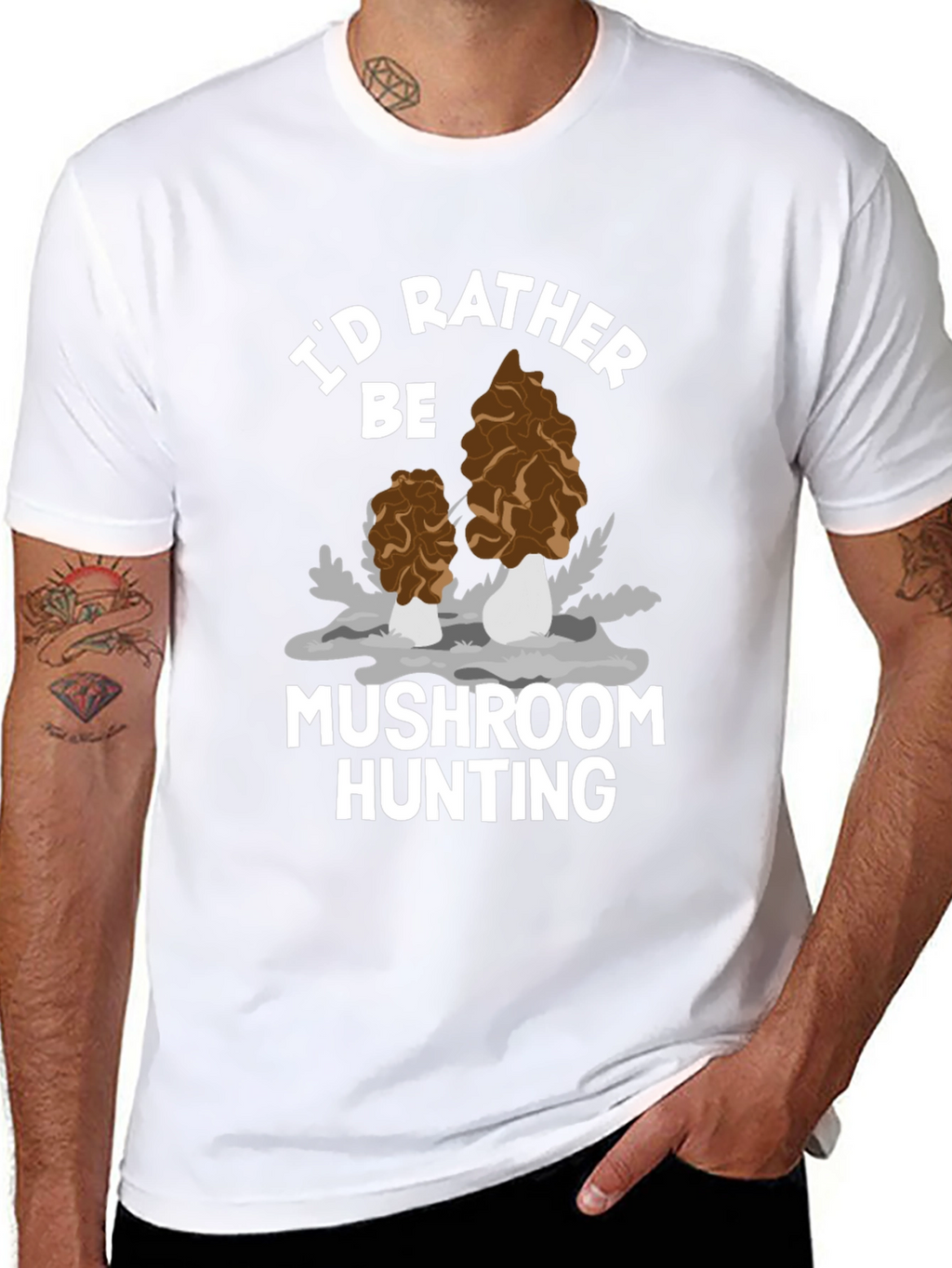 Mushroom Hunting Graphic Tee