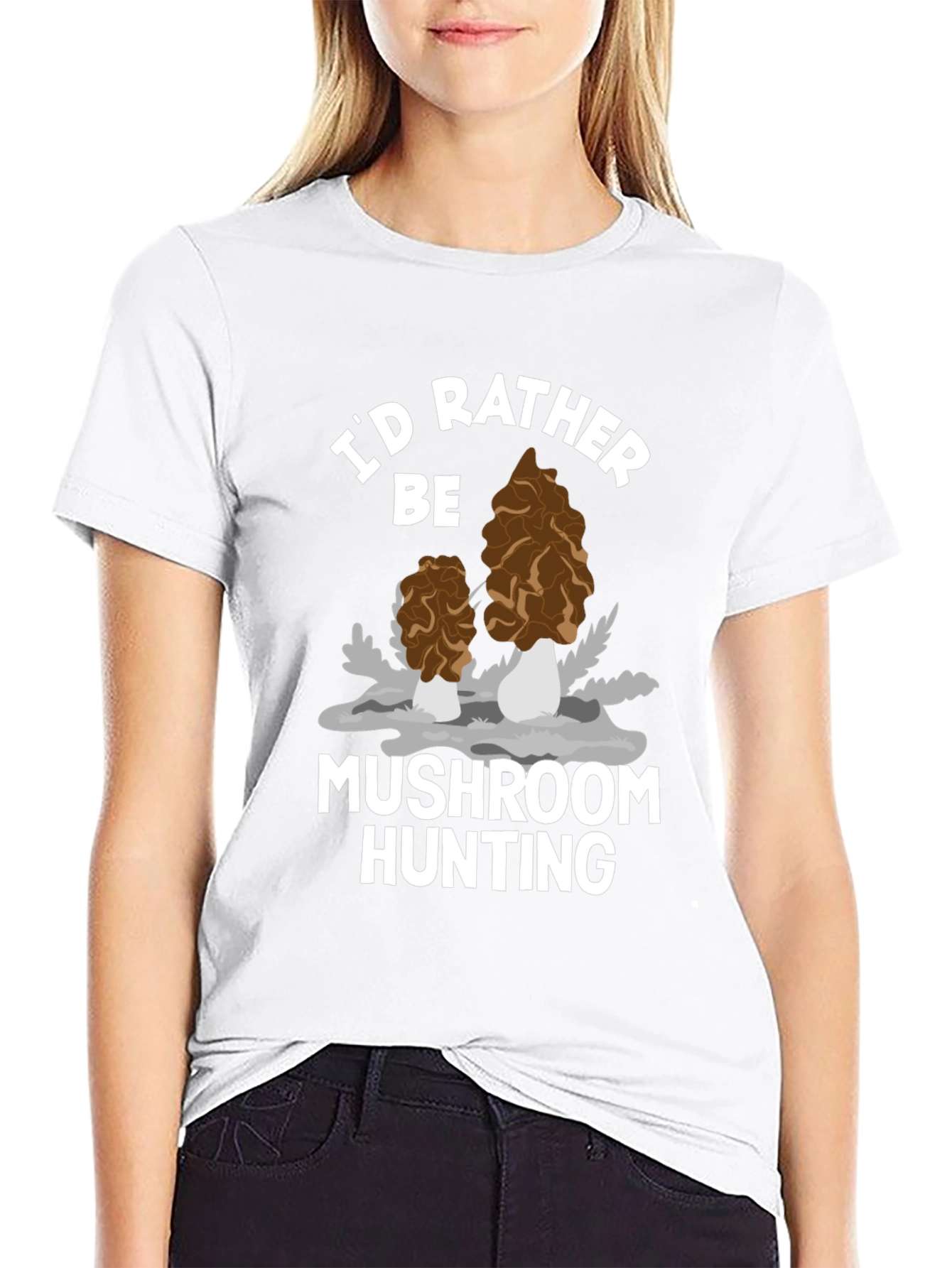 Mushroom Hunting Graphic Tee
