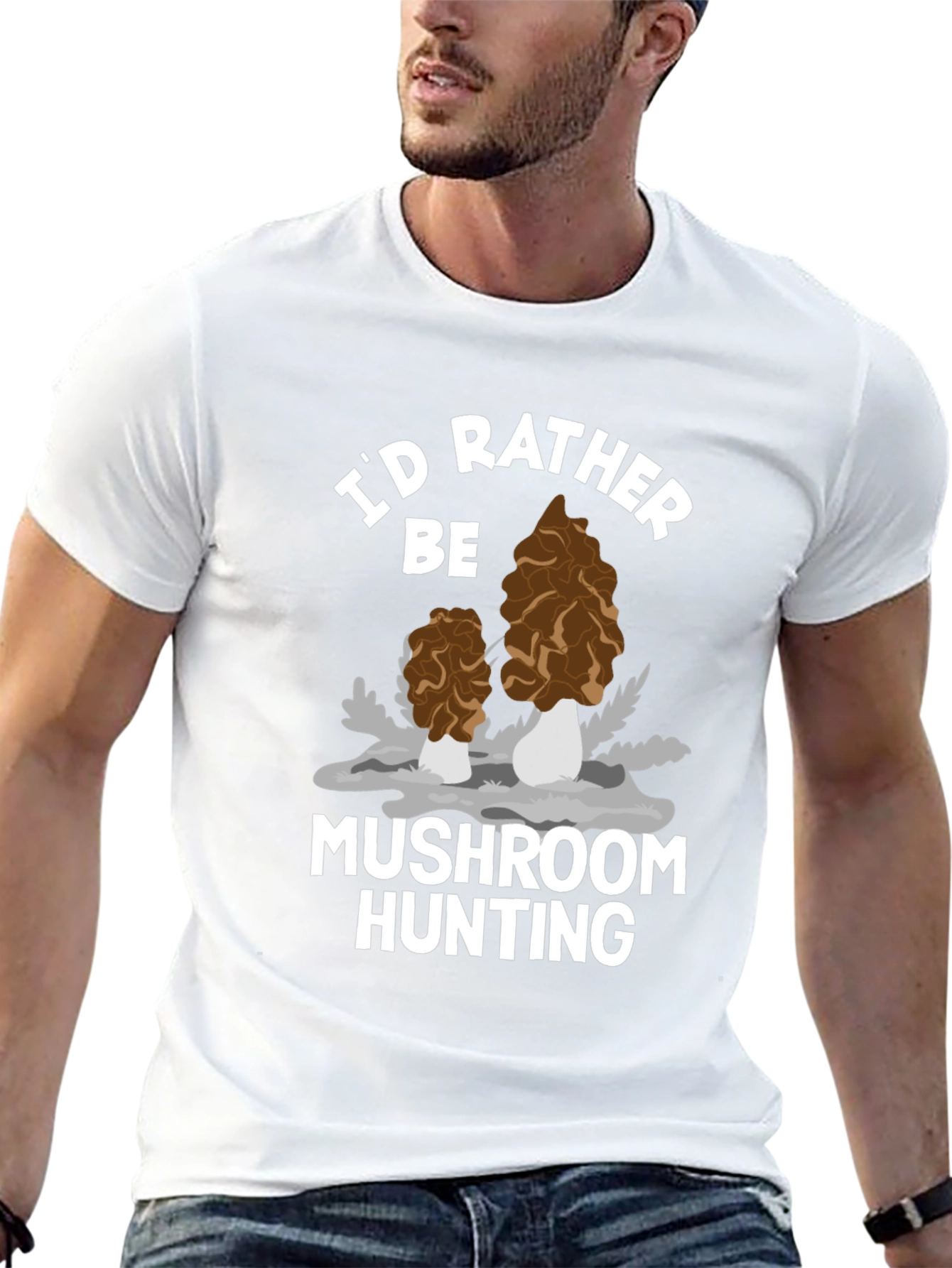 Mushroom Hunting Graphic Tee