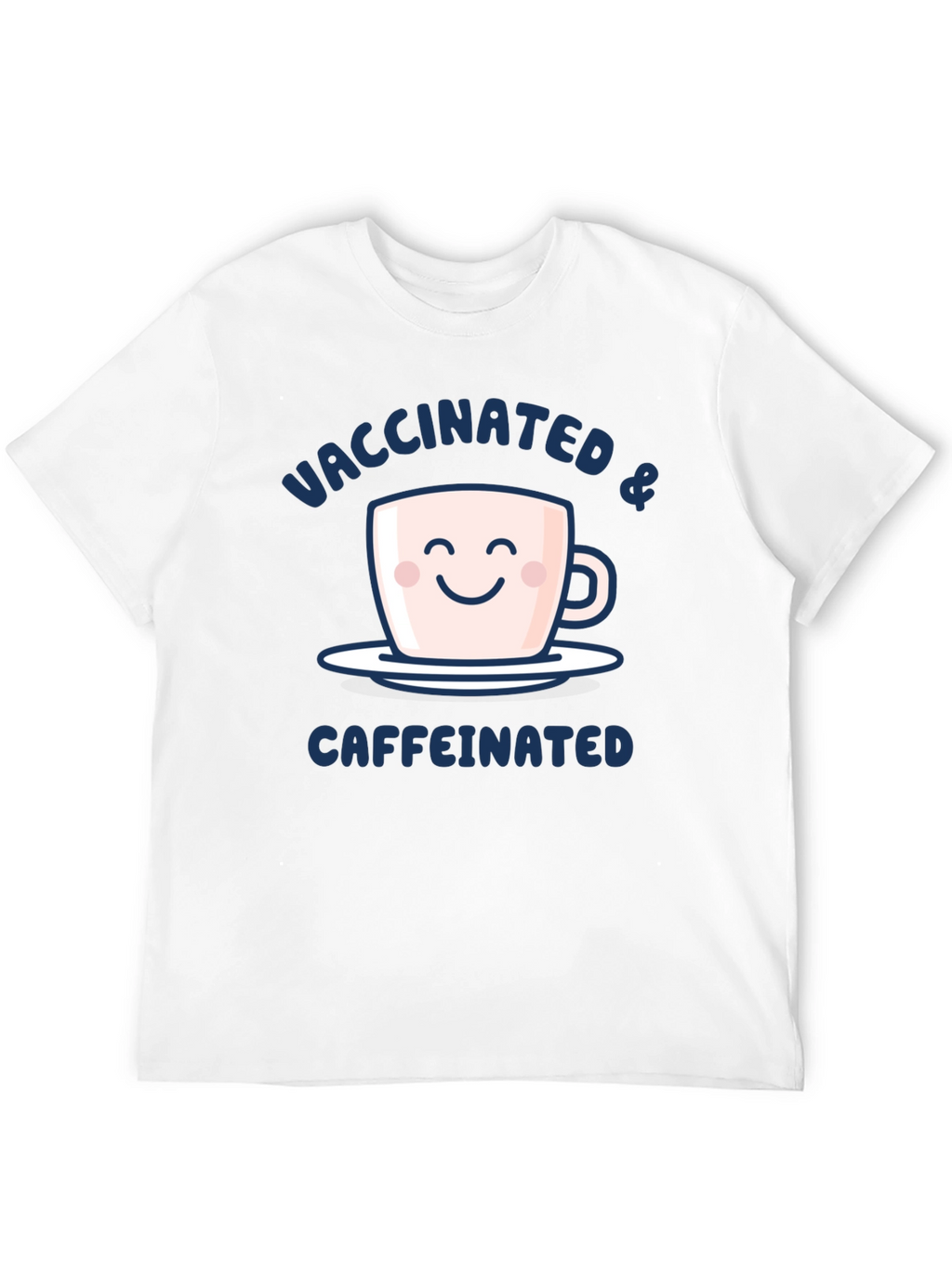 Vaccinated & Caffeinated Graphic Tee - Black