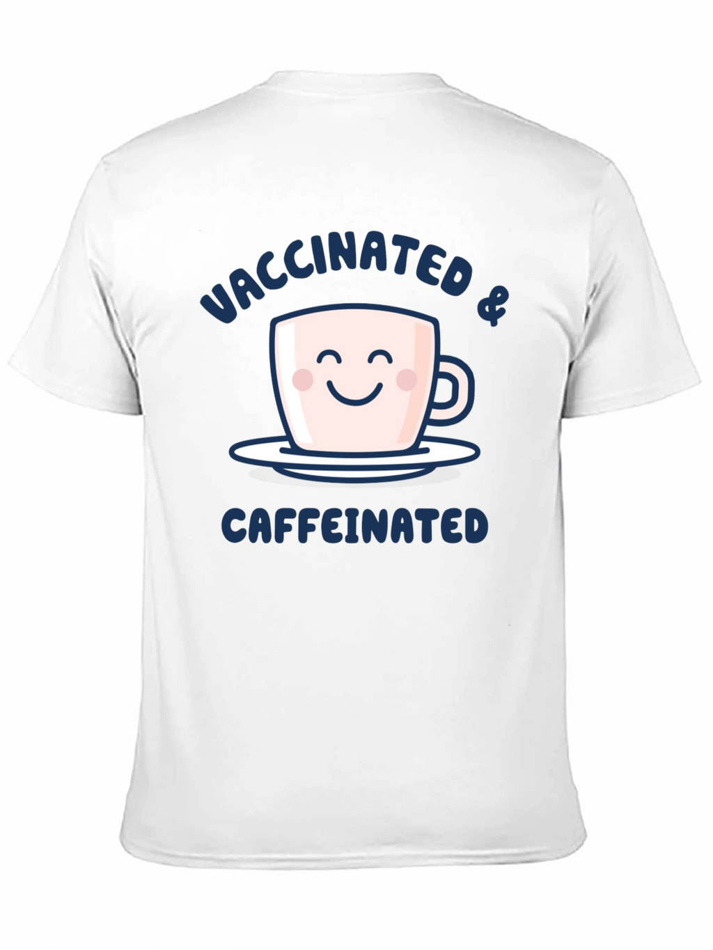 Vaccinated & Caffeinated Graphic Tee - Black