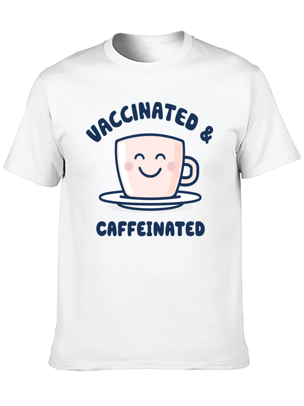 Vaccinated & Caffeinated Graphic Tee - Black