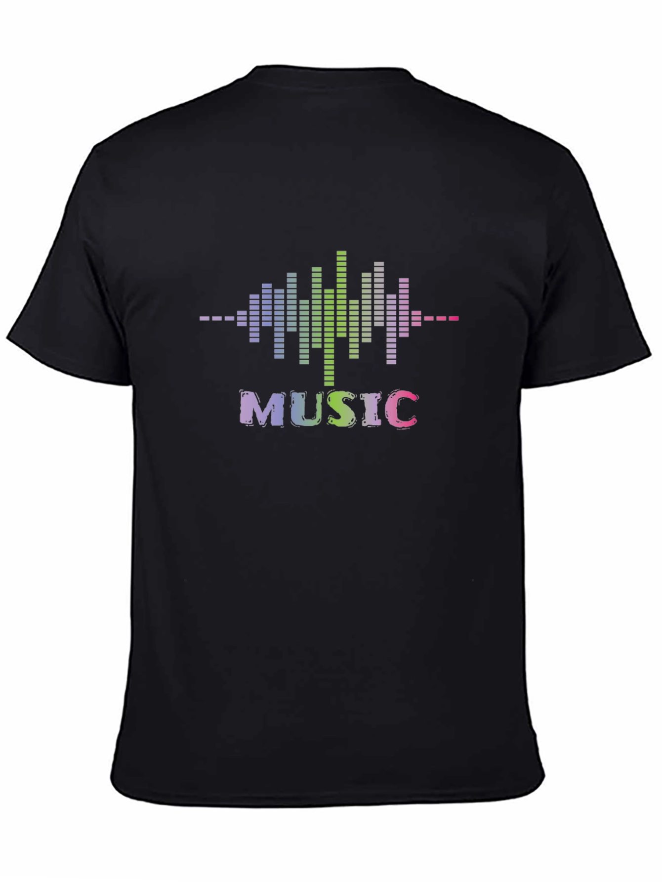 Music Spectrum T-Shirt - Black Graphic Tee