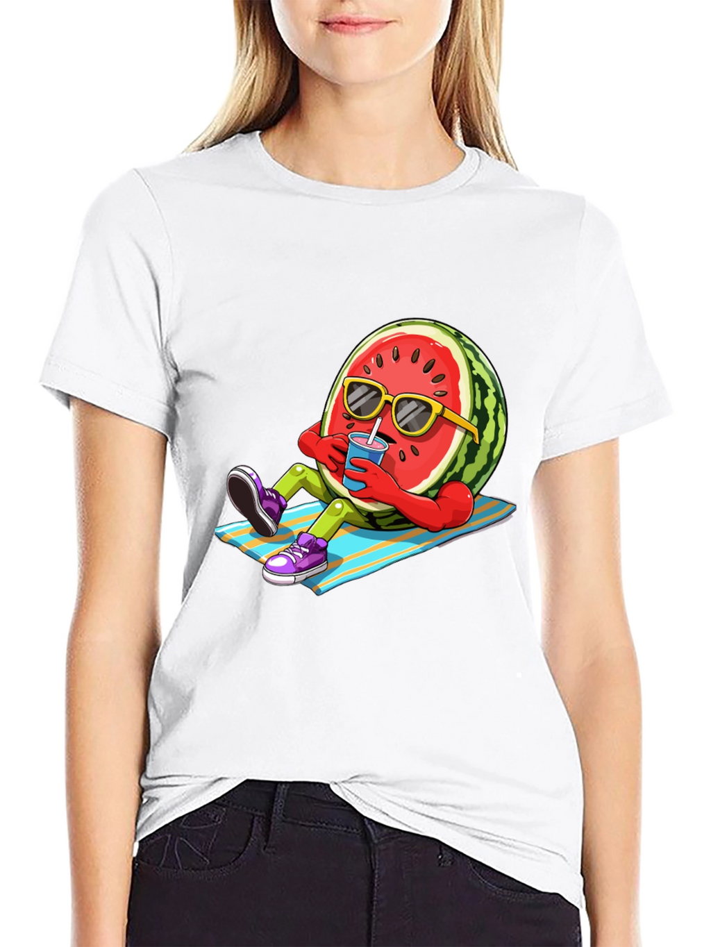 Cool Watermelon T-Shirt - Summer Vibes
