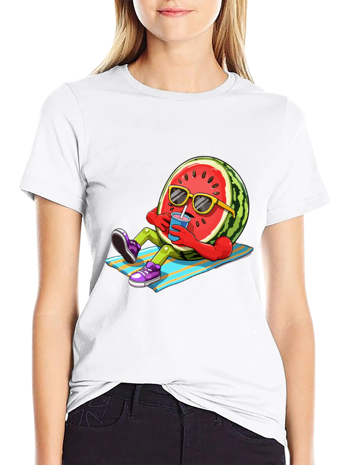 Cool Watermelon T-Shirt - Summer Vibes