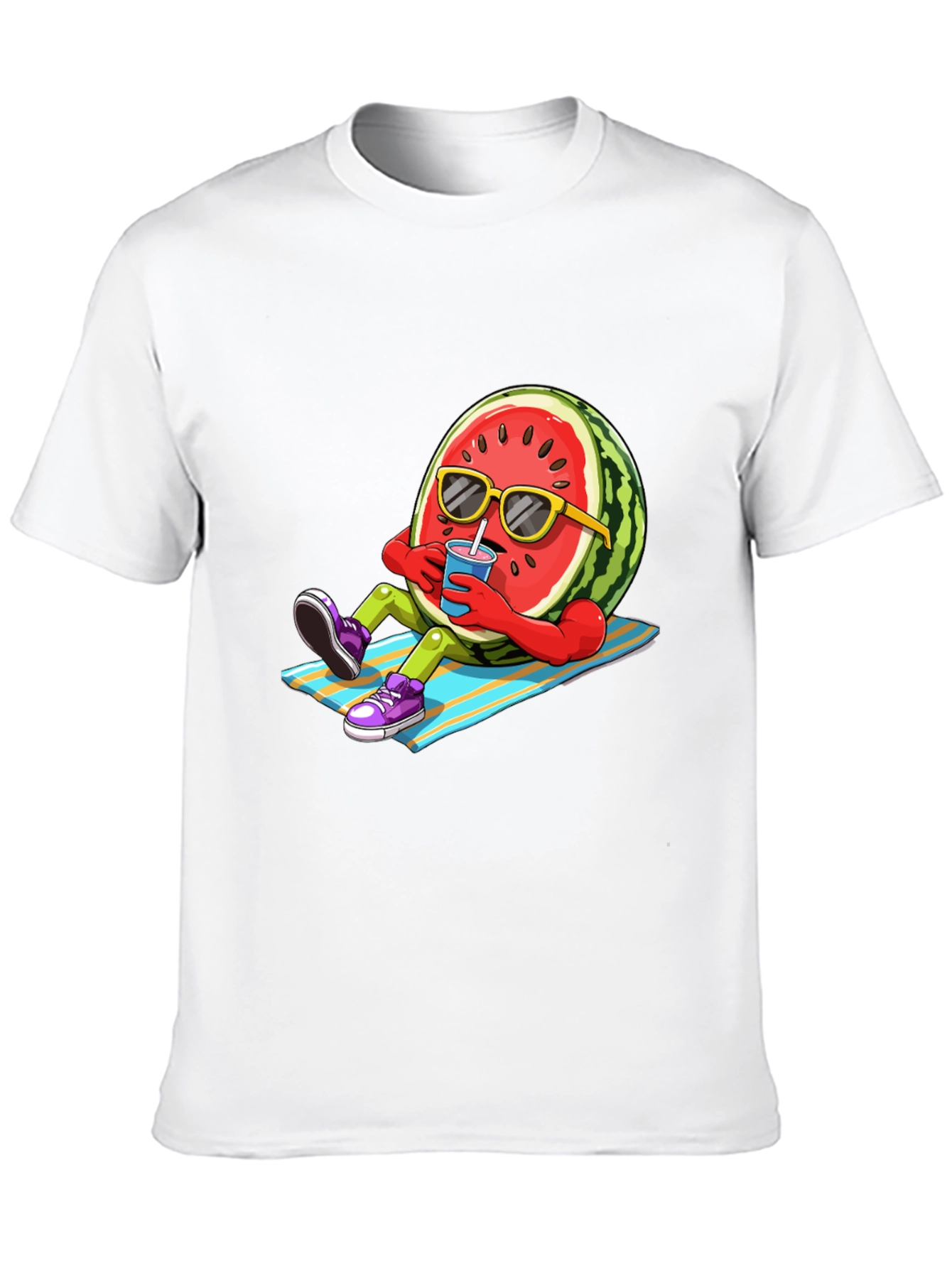 Cool Watermelon T-Shirt - Summer Vibes