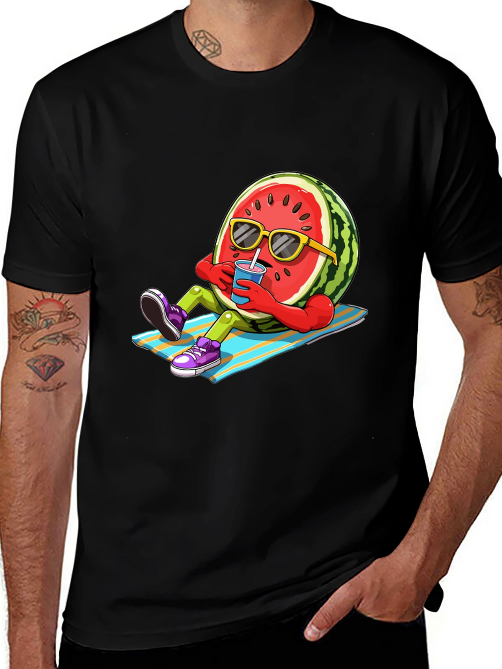 Cool Watermelon T-Shirt - Summer Vibes