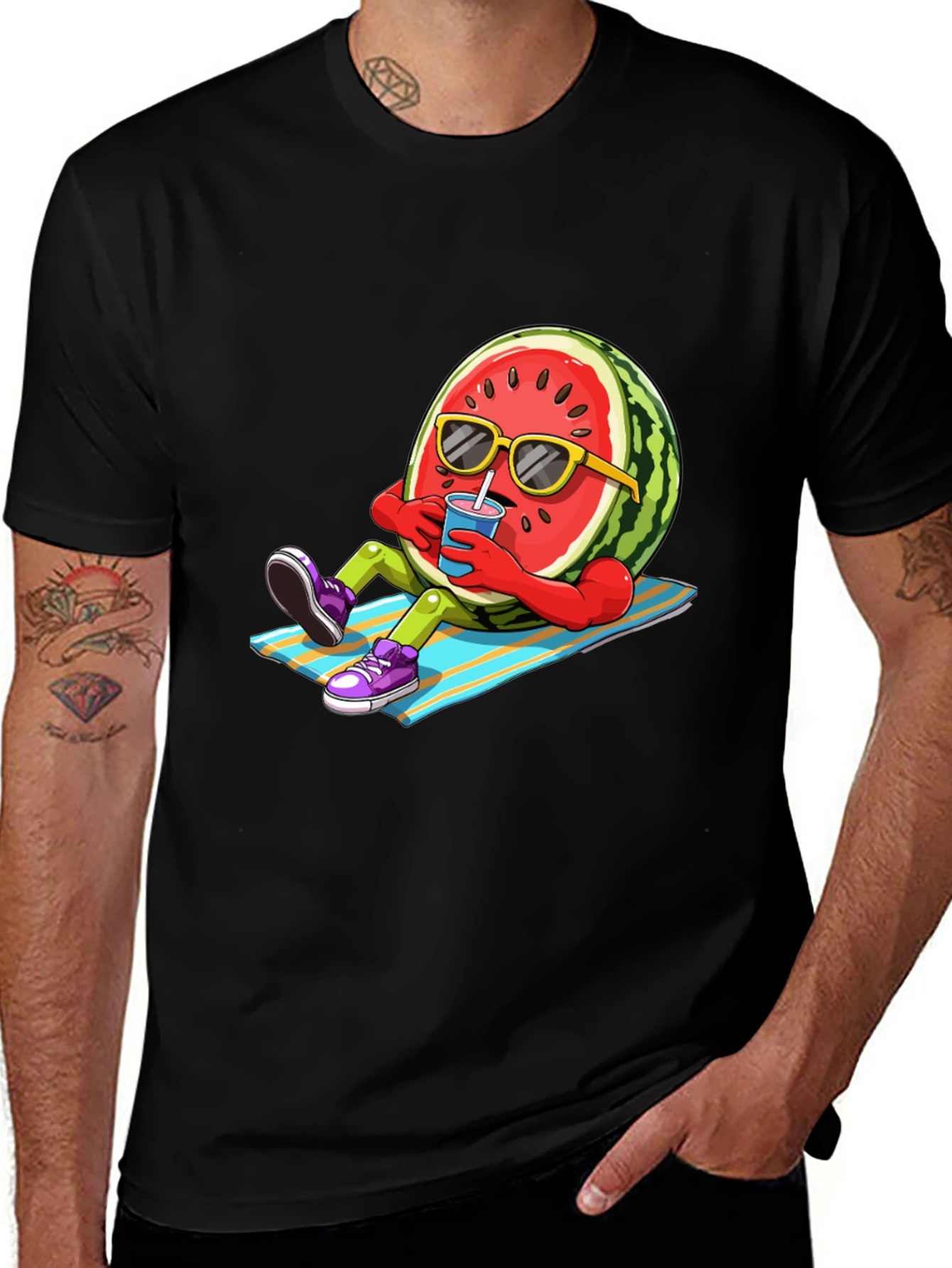 Cool Watermelon T-Shirt - Summer Vibes
