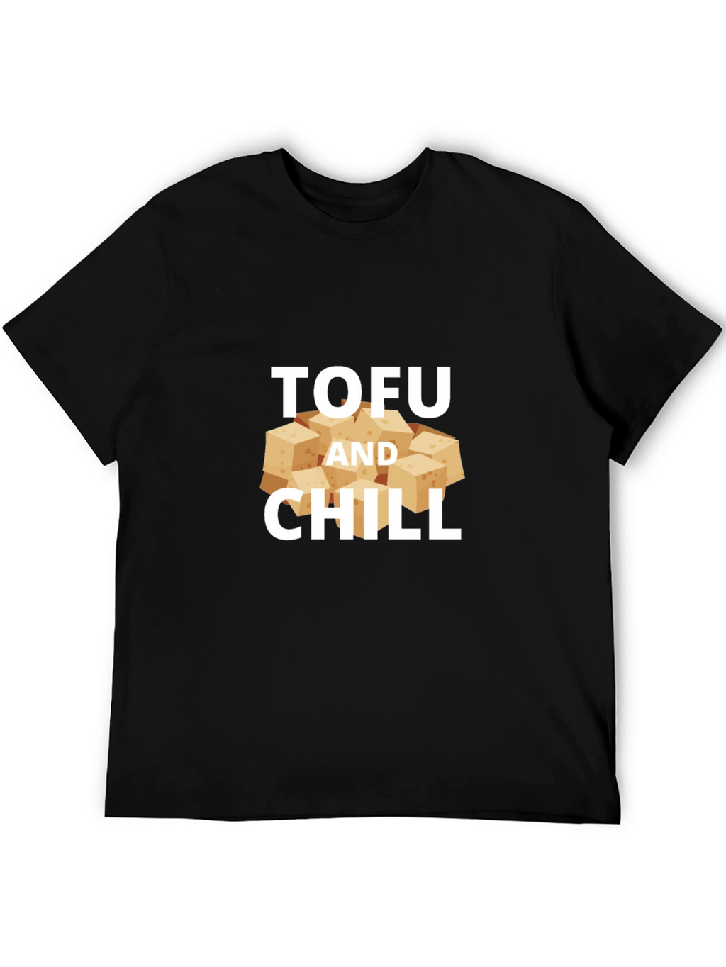 Tofu and Chill Graphic Tee - Casual Comfort