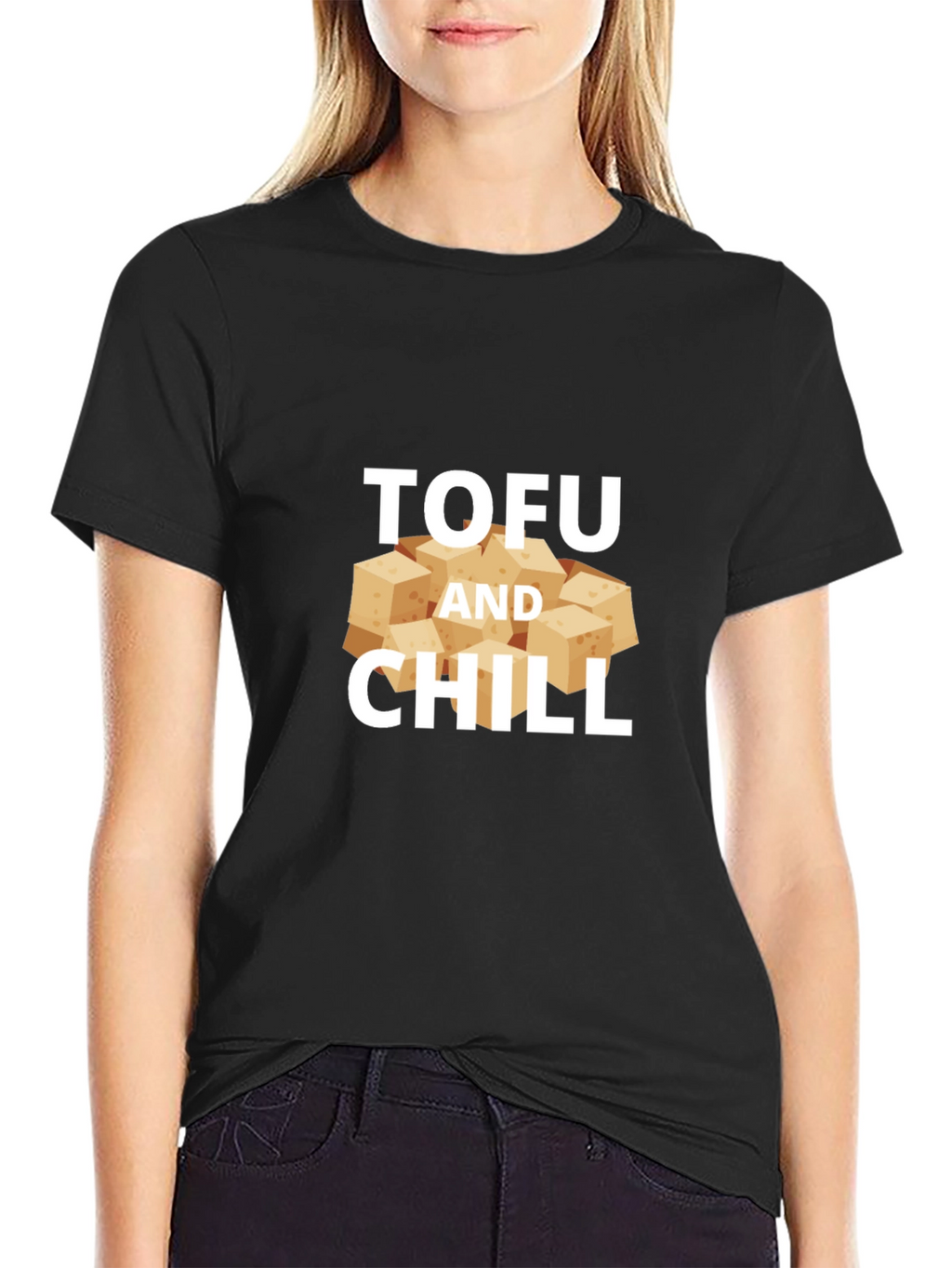 Tofu and Chill Graphic Tee - Casual Comfort