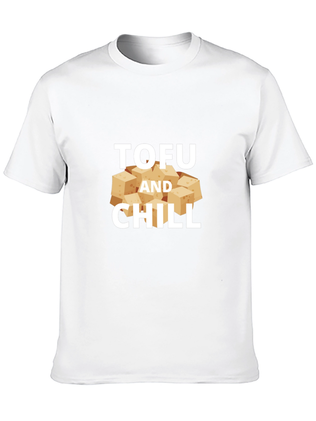 Tofu and Chill Graphic Tee - Casual Comfort