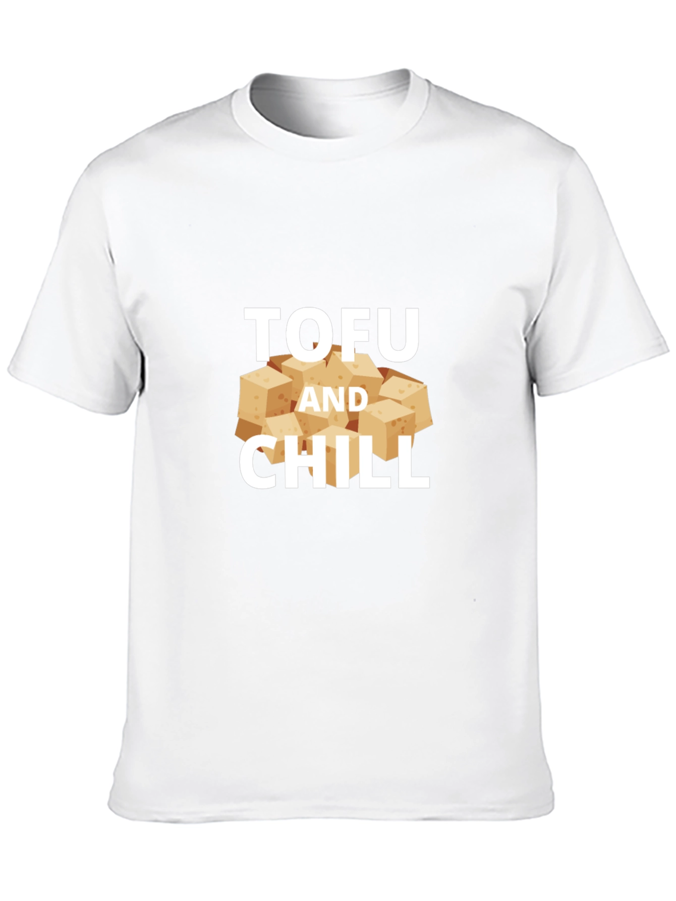 Tofu and Chill Graphic Tee - Casual Comfort