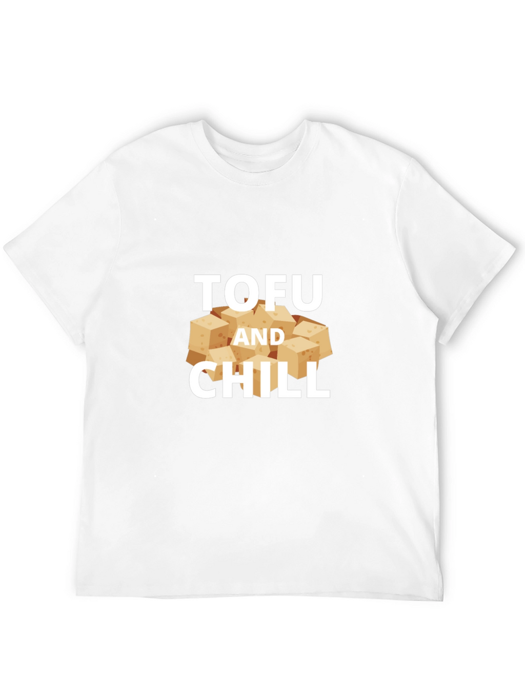 Tofu and Chill Graphic Tee - Casual Comfort
