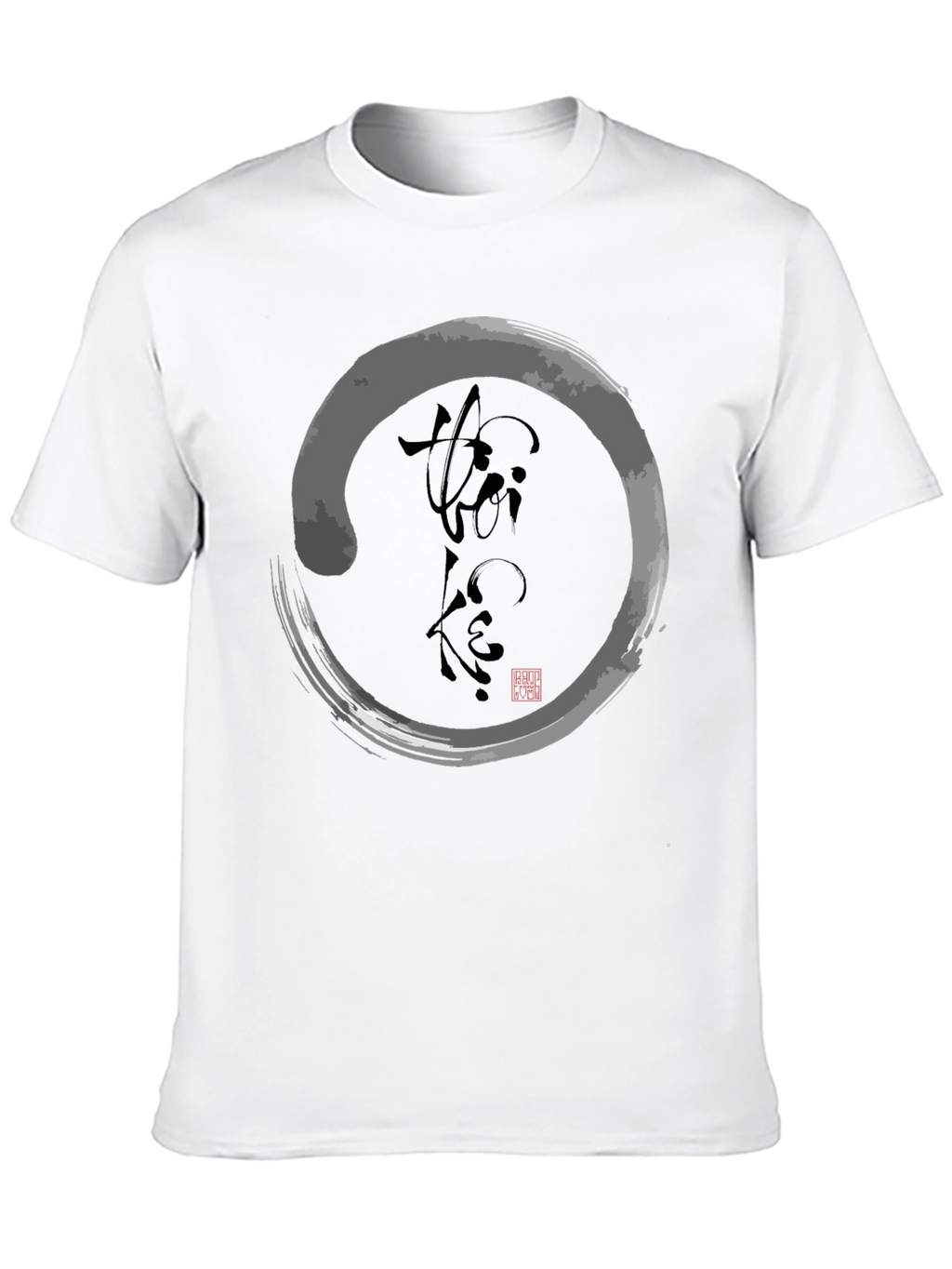 Enso Circle Graphic Tee - Zen Style T-Shirt