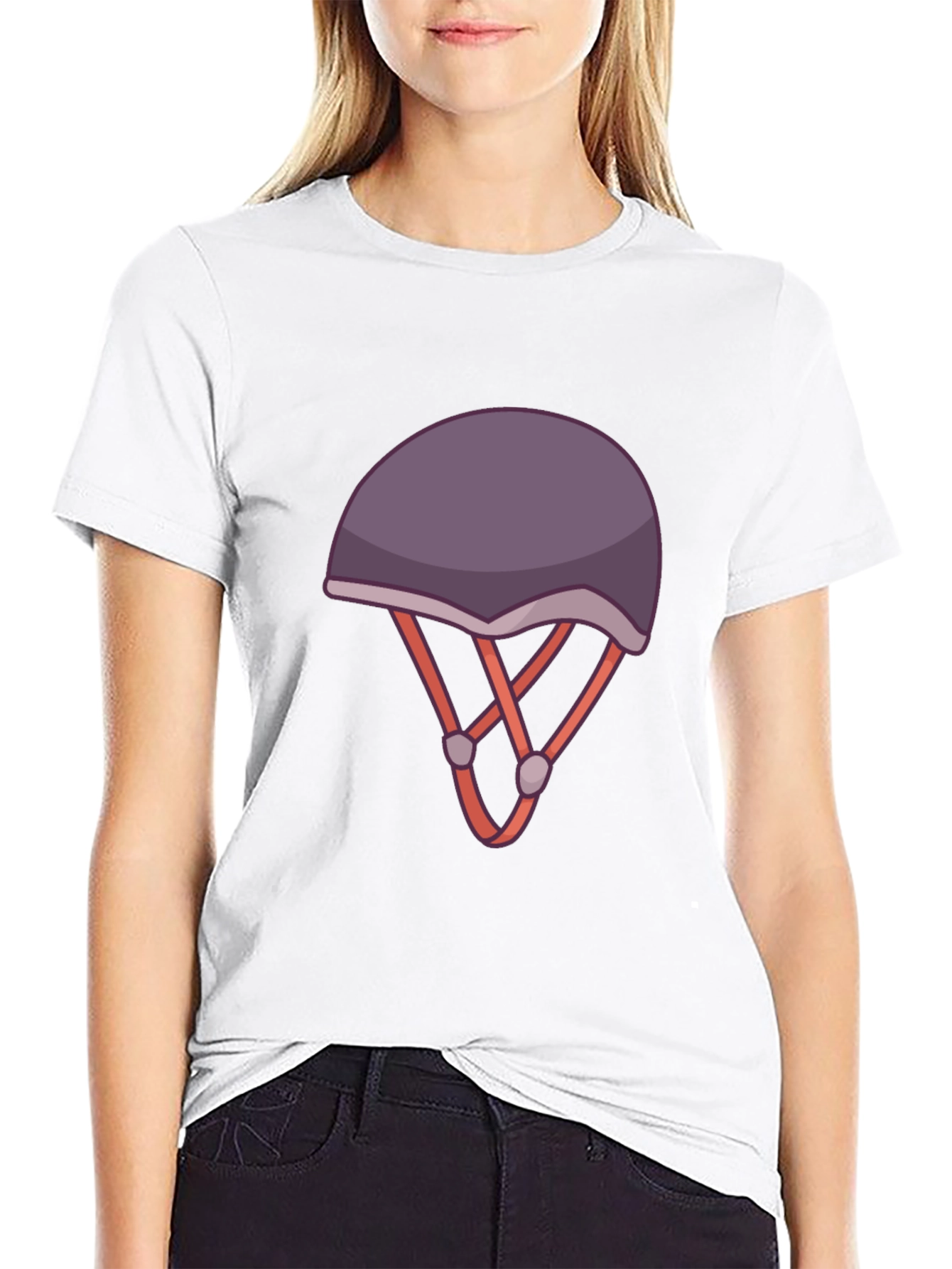 Helmet Graphic Tee - Stylish and Unique Design