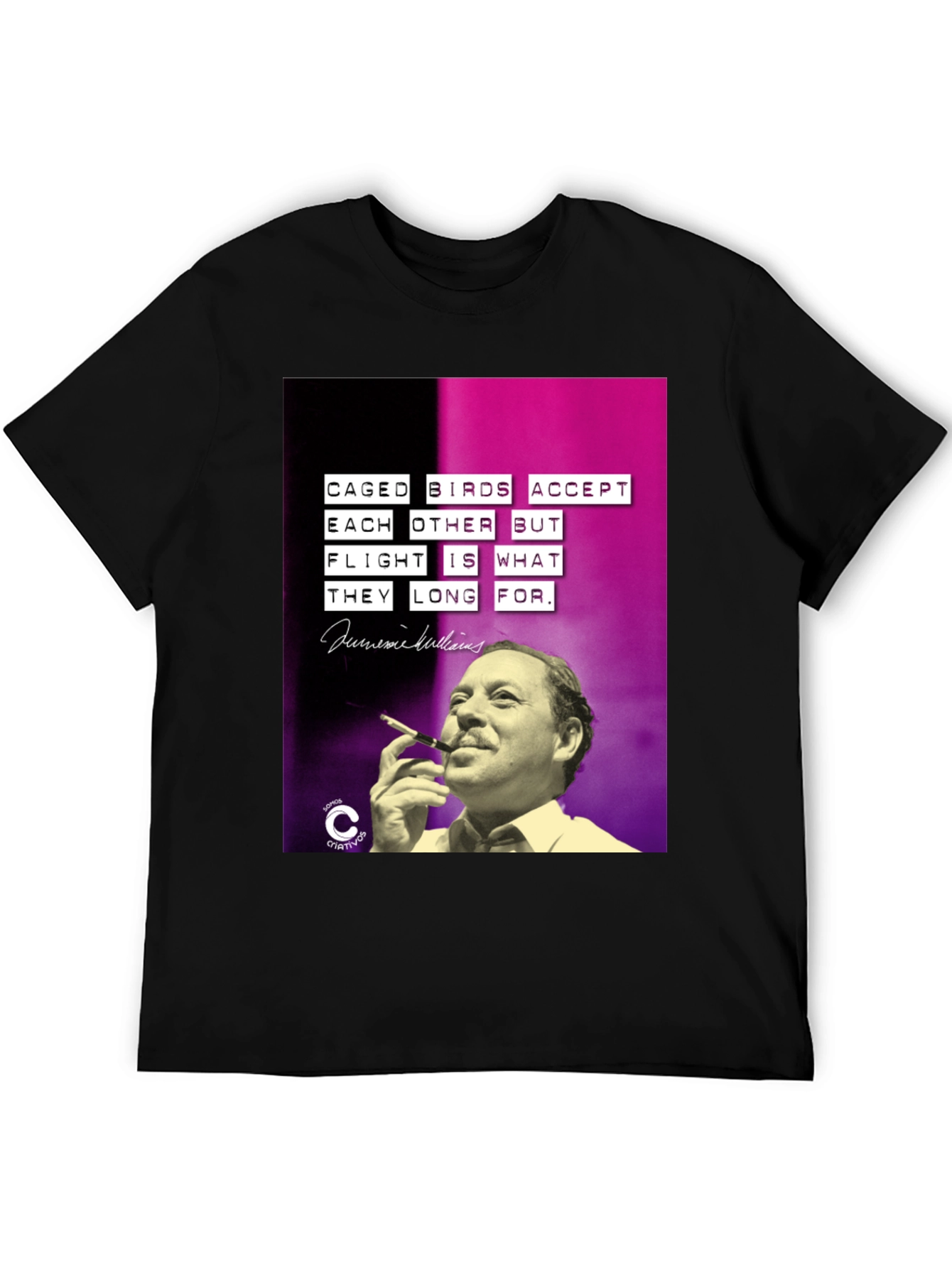 Caged Birds T-Shirt - Jaime Sabines Quote Tee