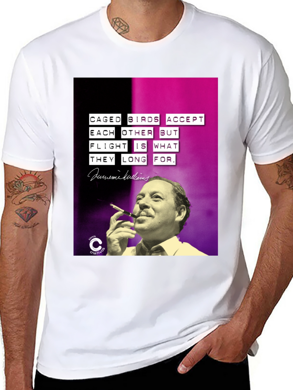 Caged Birds T-Shirt - Jaime Sabines Quote Tee