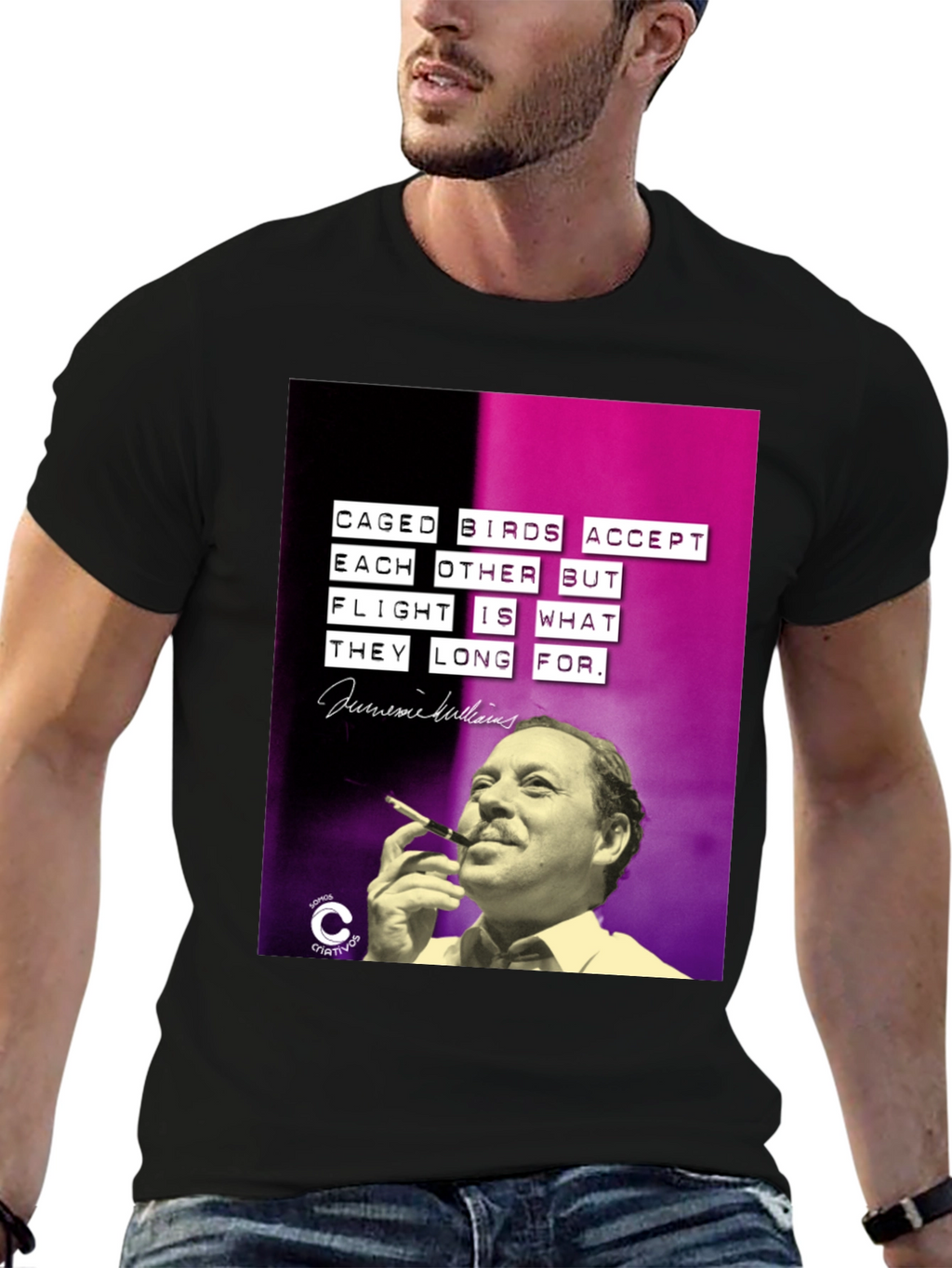 Caged Birds T-Shirt - Jaime Sabines Quote Tee