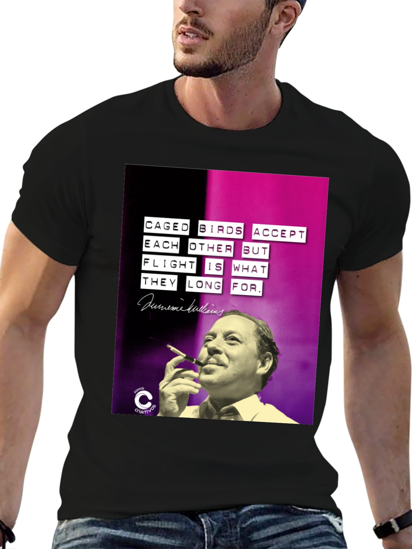 Caged Birds T-Shirt - Jaime Sabines Quote Tee