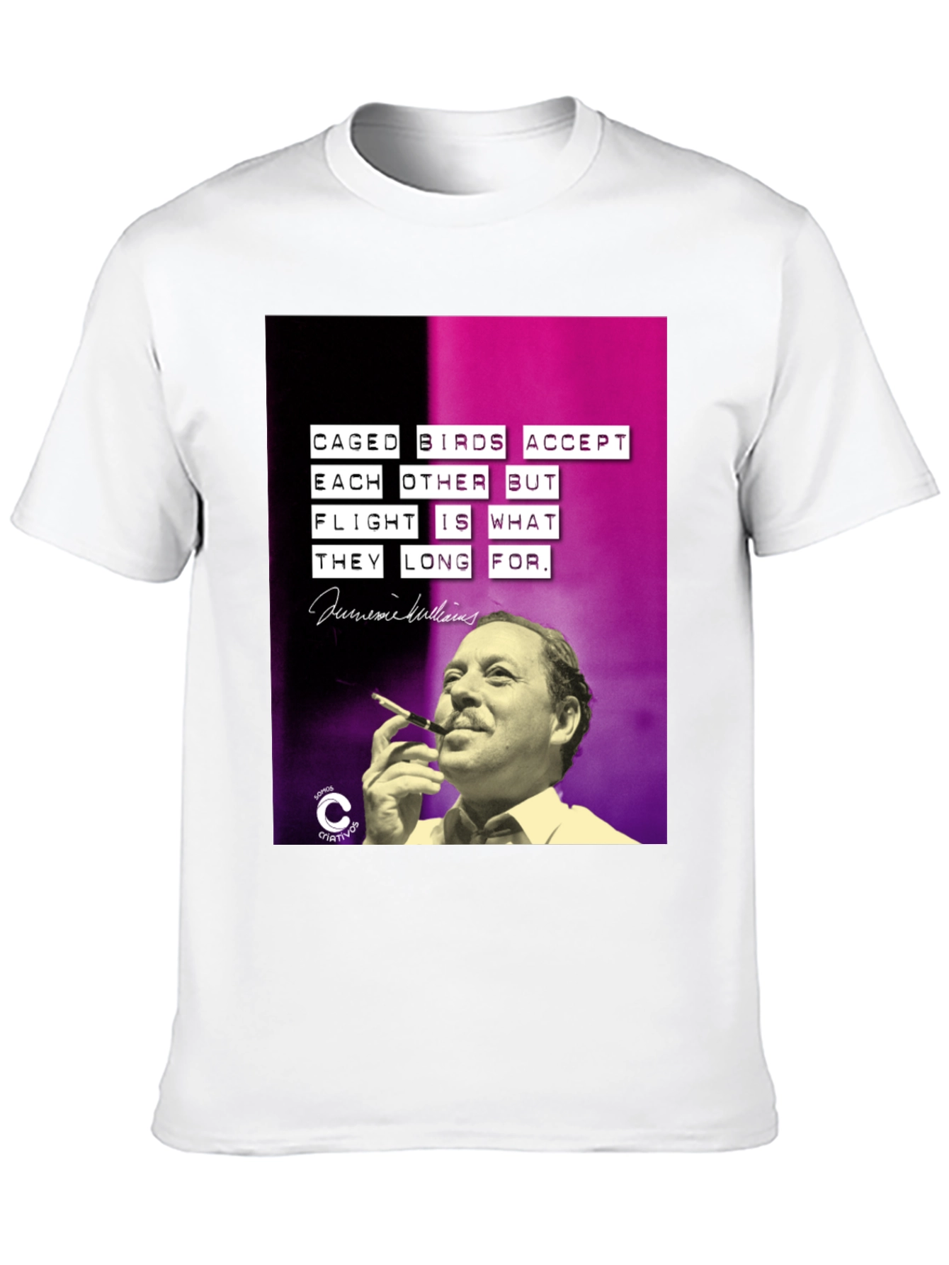 Caged Birds T-Shirt - Jaime Sabines Quote Tee