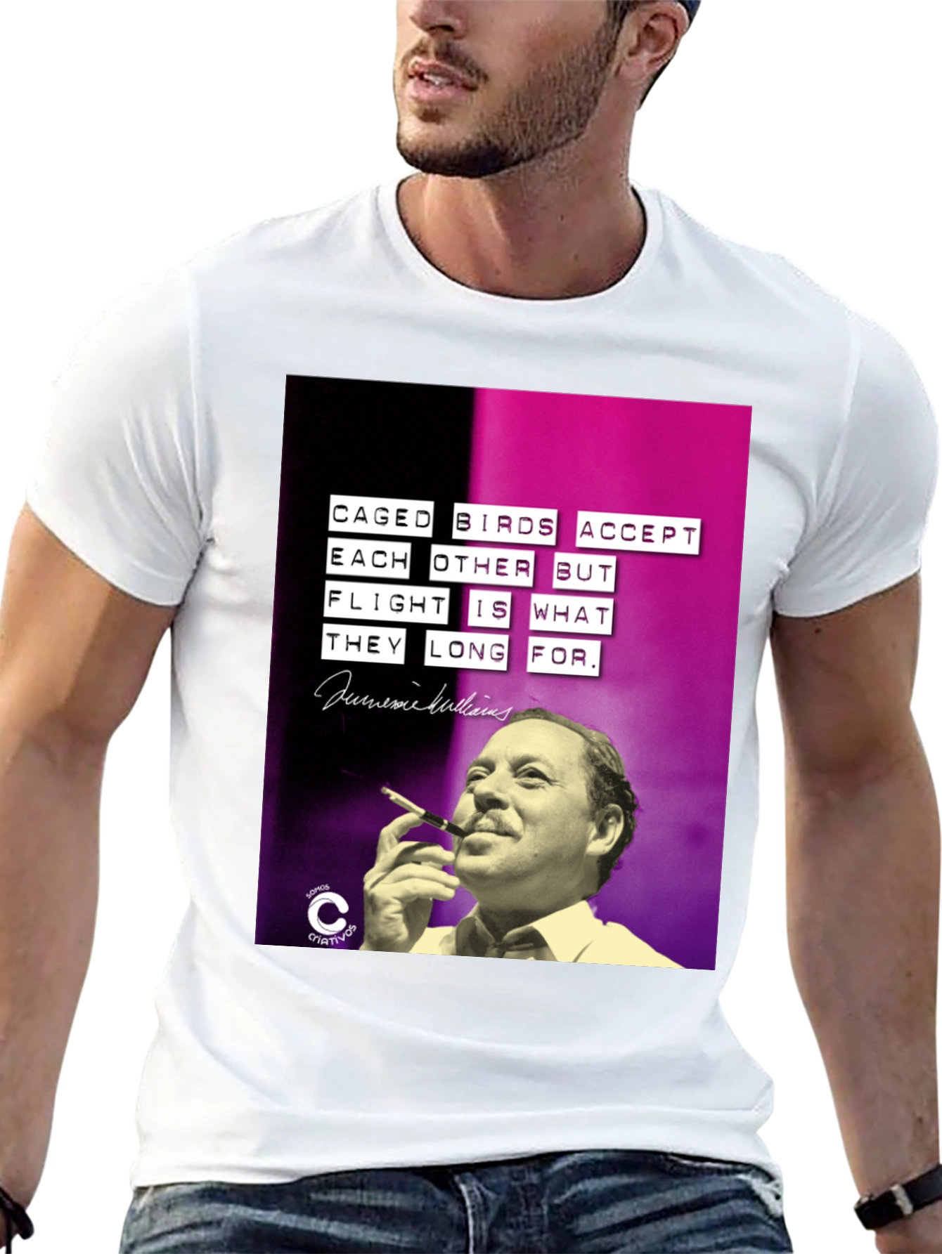 Caged Birds T-Shirt - Jaime Sabines Quote Tee
