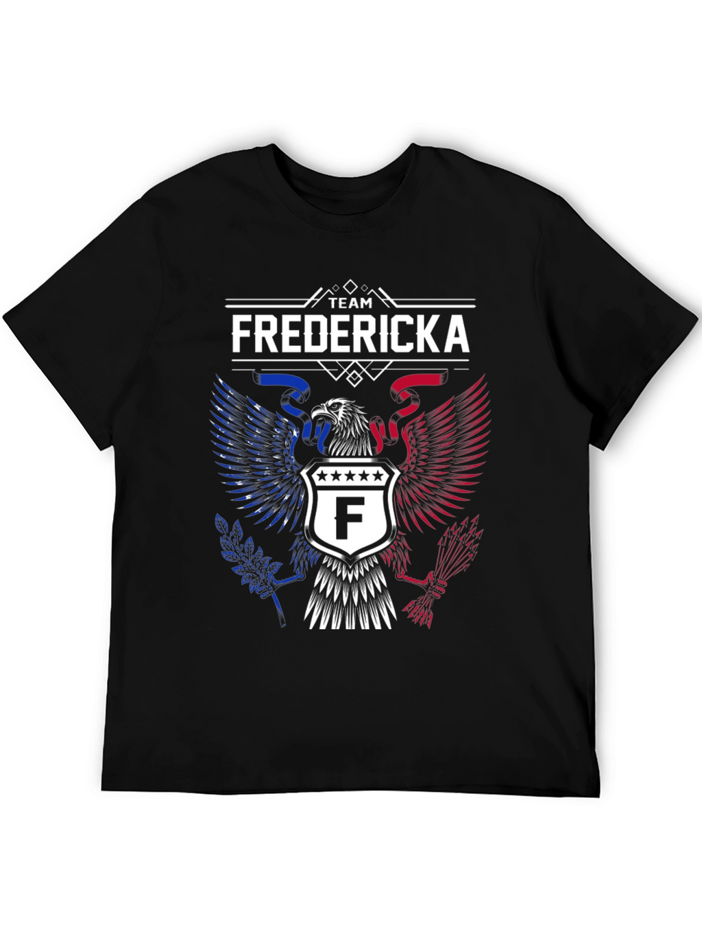 Team Fredericka Patriotic Eagle Crest T-Shirt