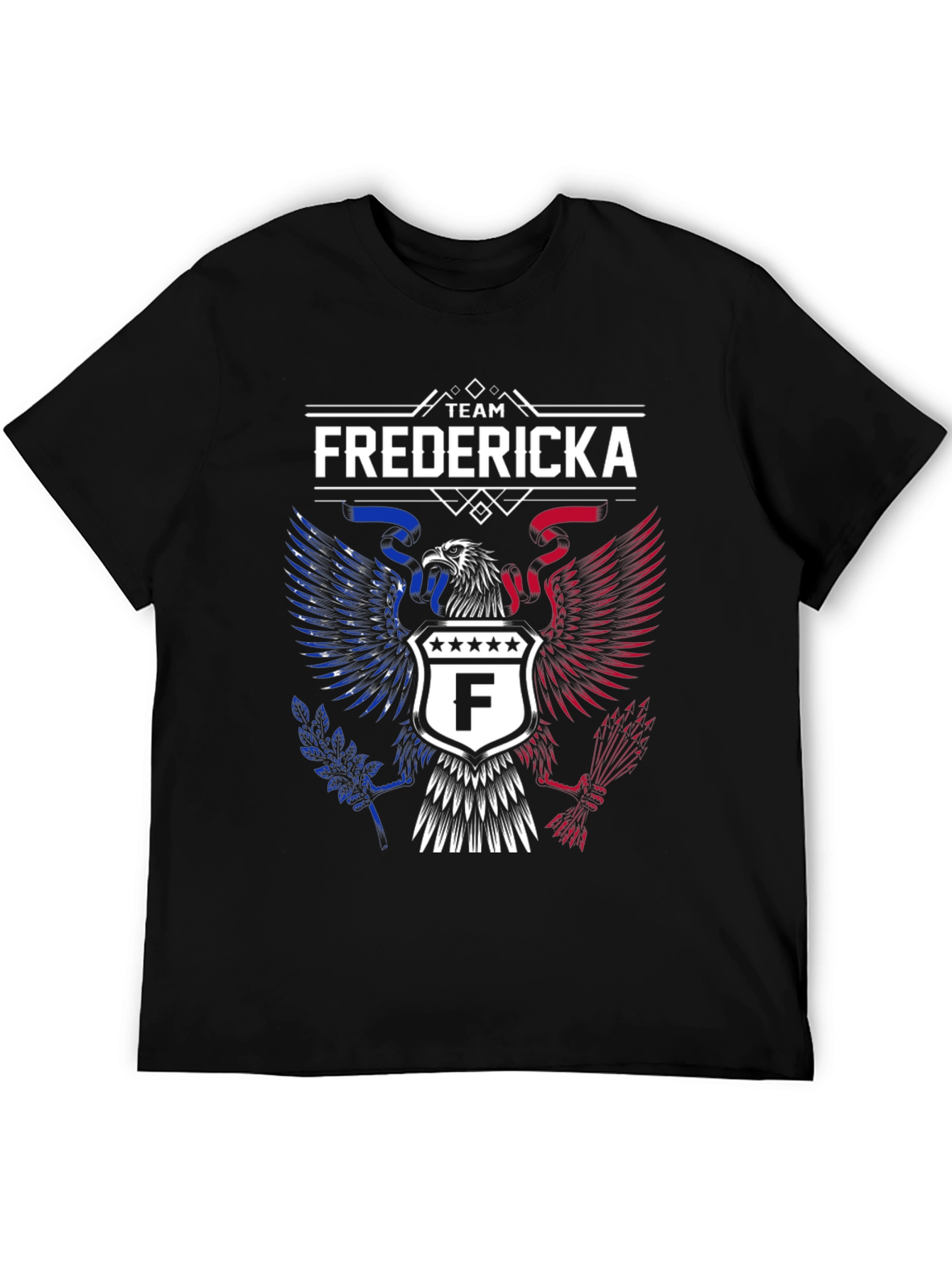 Team Fredericka Patriotic Eagle Crest T-Shirt