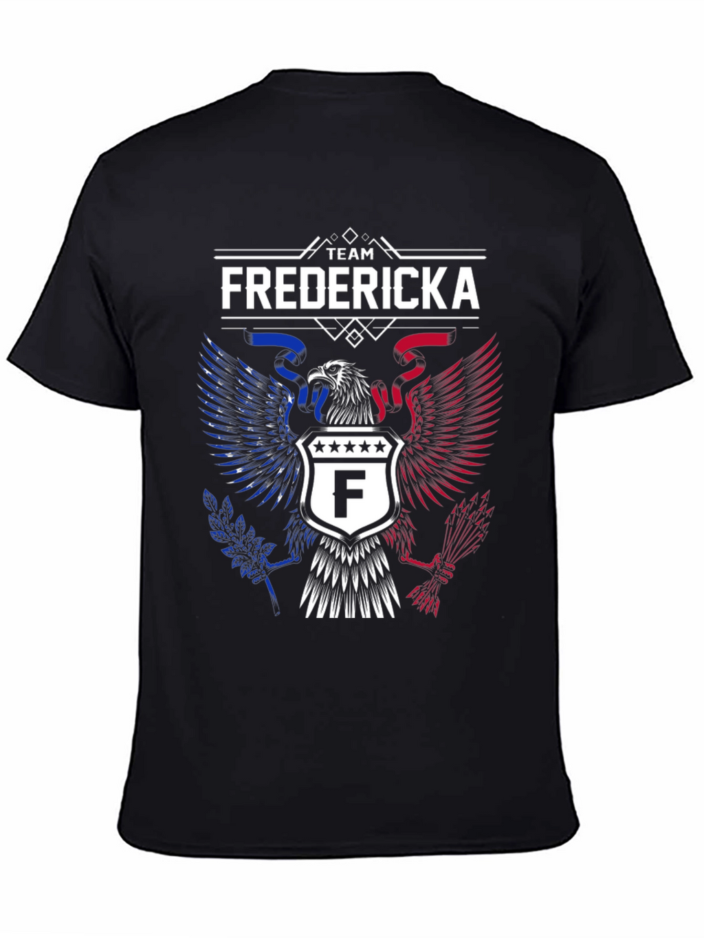 Team Fredericka Patriotic Eagle Crest T-Shirt