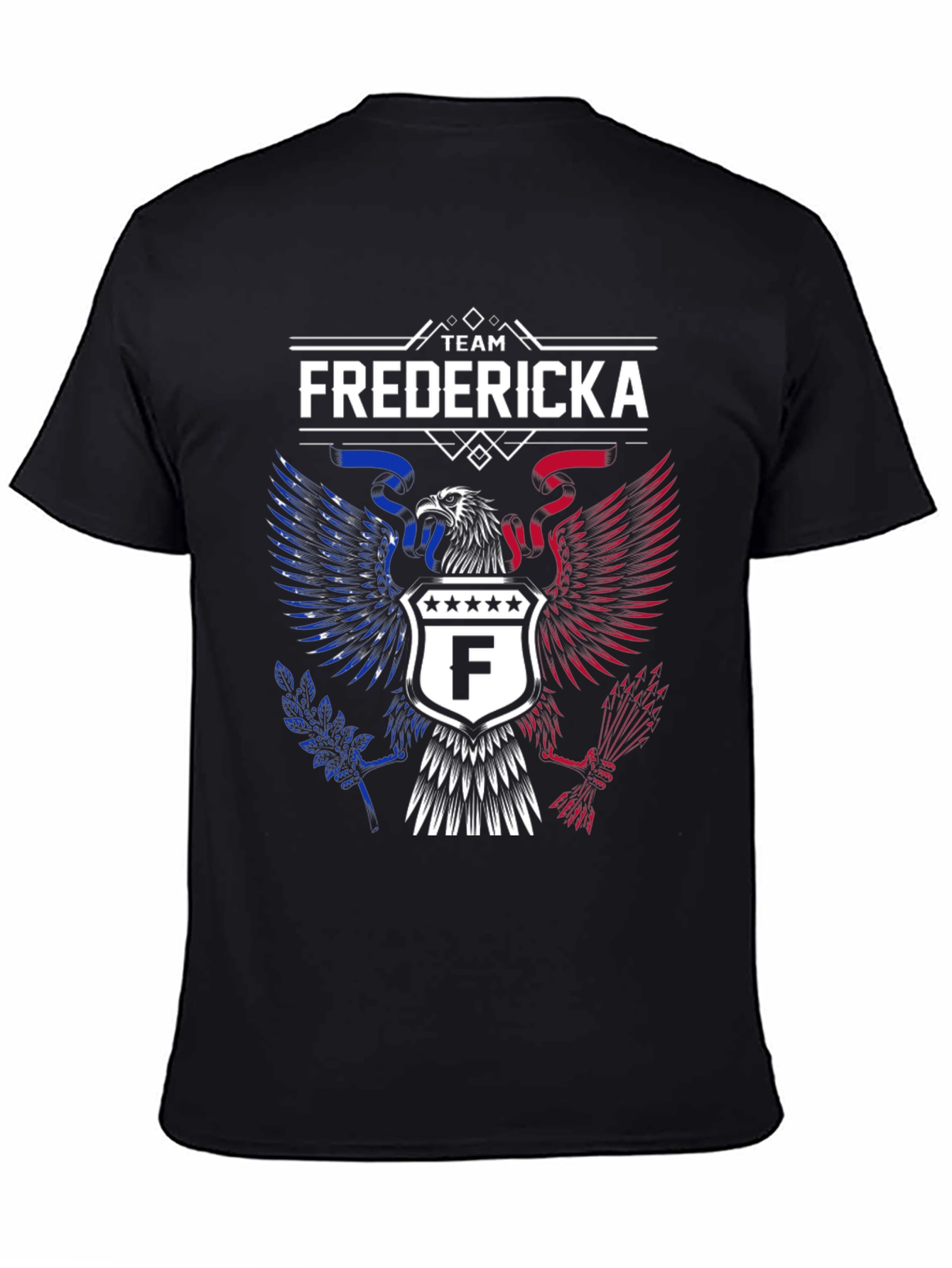 Team Fredericka Patriotic Eagle Crest T-Shirt