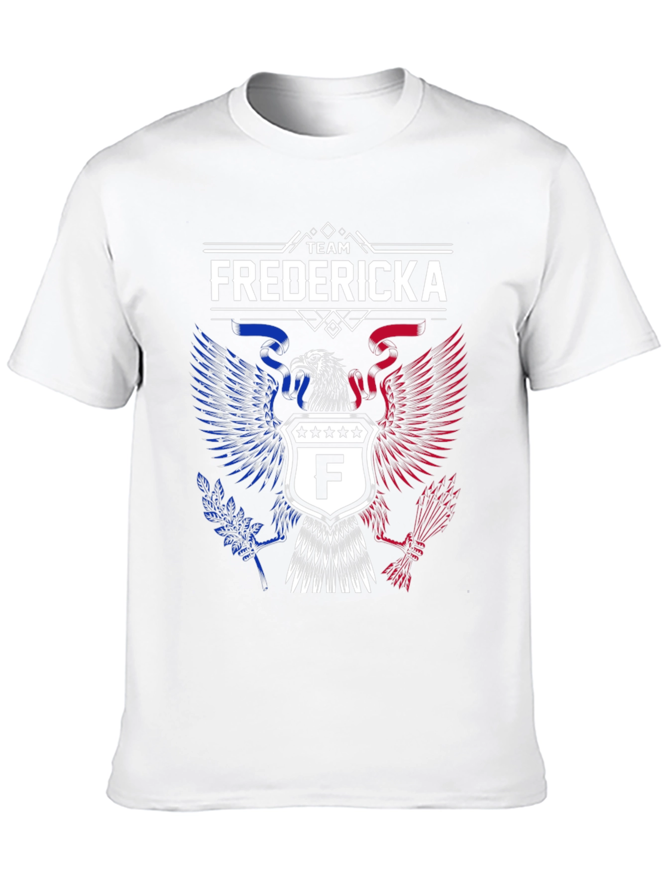 Team Fredericka Patriotic Eagle Crest T-Shirt