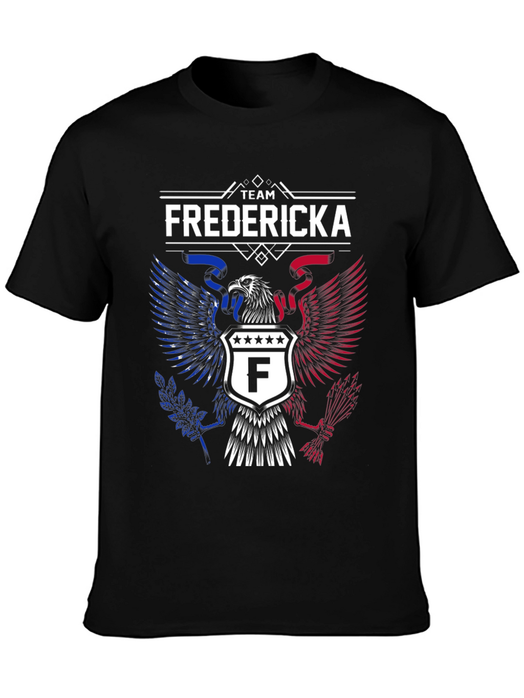 Team Fredericka Patriotic Eagle Crest T-Shirt