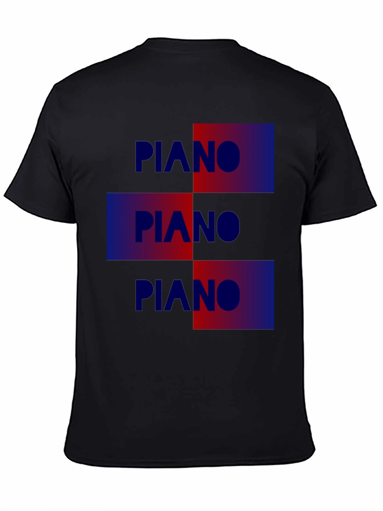Piano Graphic Tee - Cool Music Lover T-Shirt