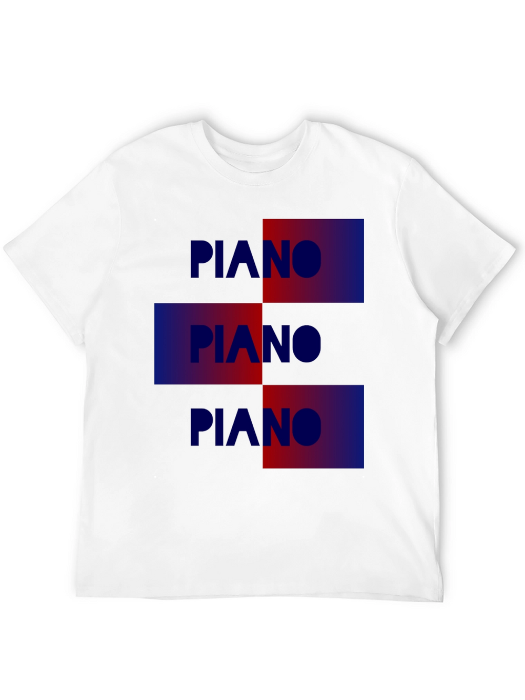 Piano Graphic Tee - Cool Music Lover T-Shirt