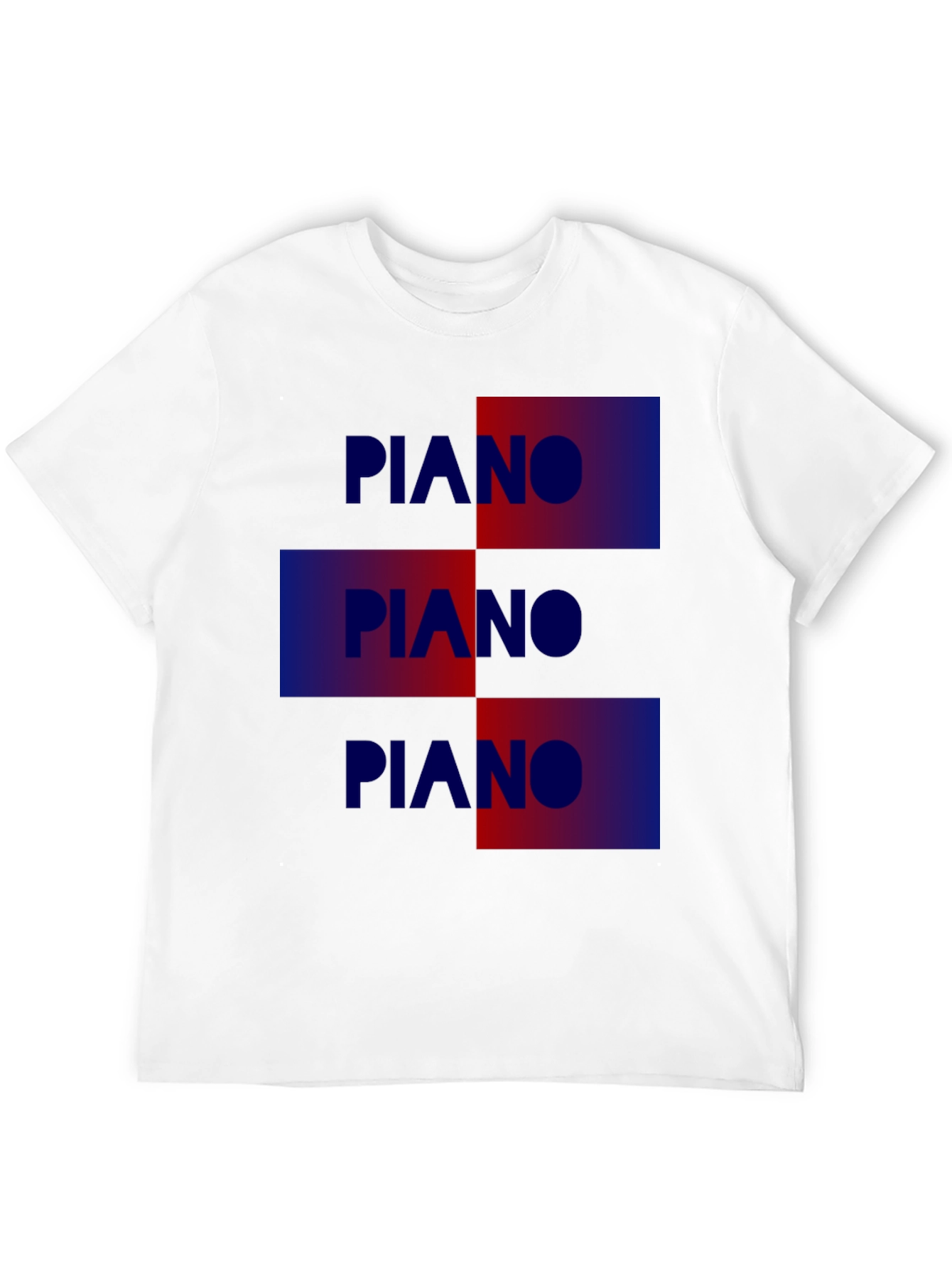 Piano Graphic Tee - Cool Music Lover T-Shirt